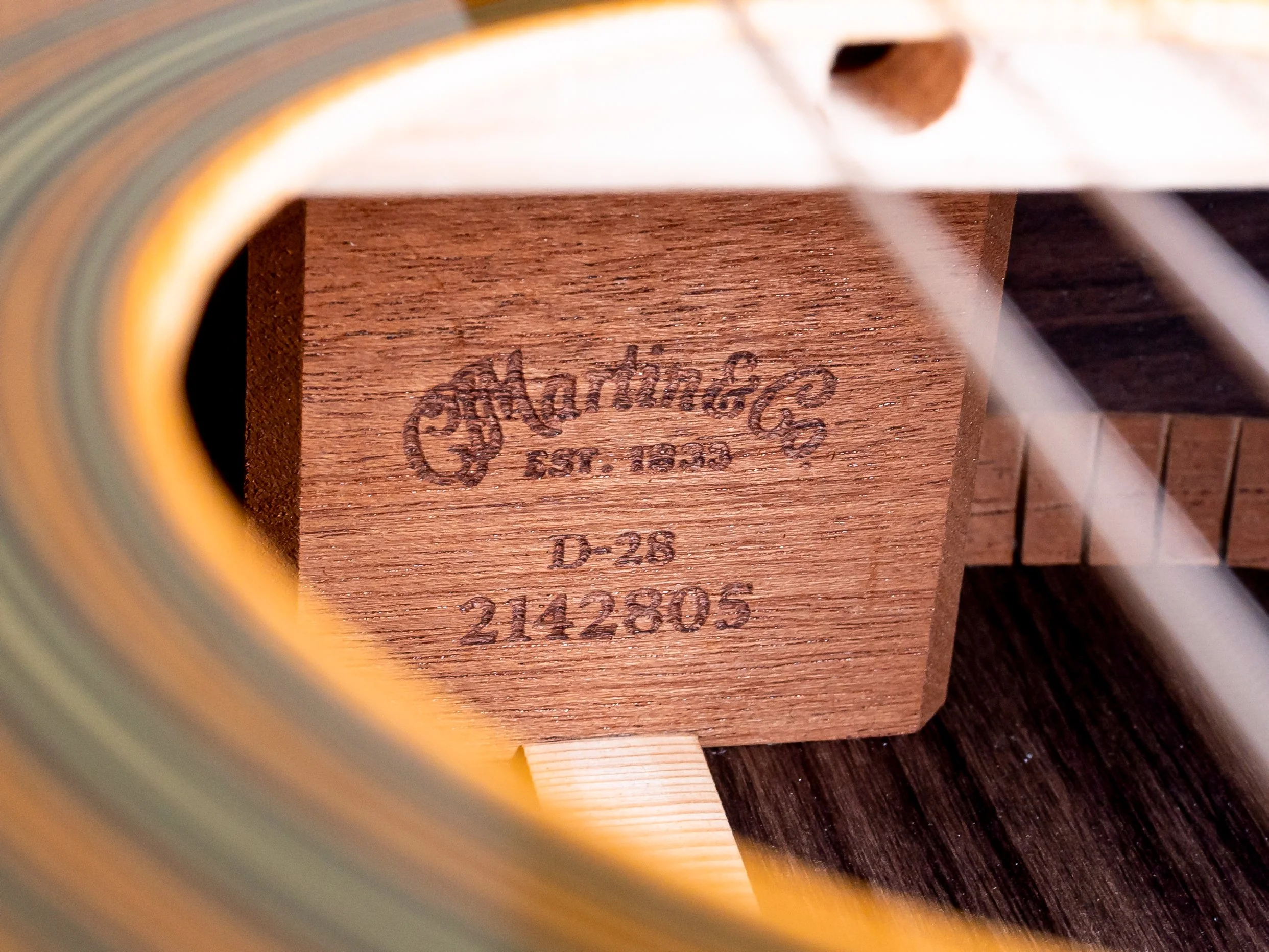 2017 Martin D-28 Standard Series Reimagined Dreadnought Acoustic Guitar Near Mint w/Case - Image 6