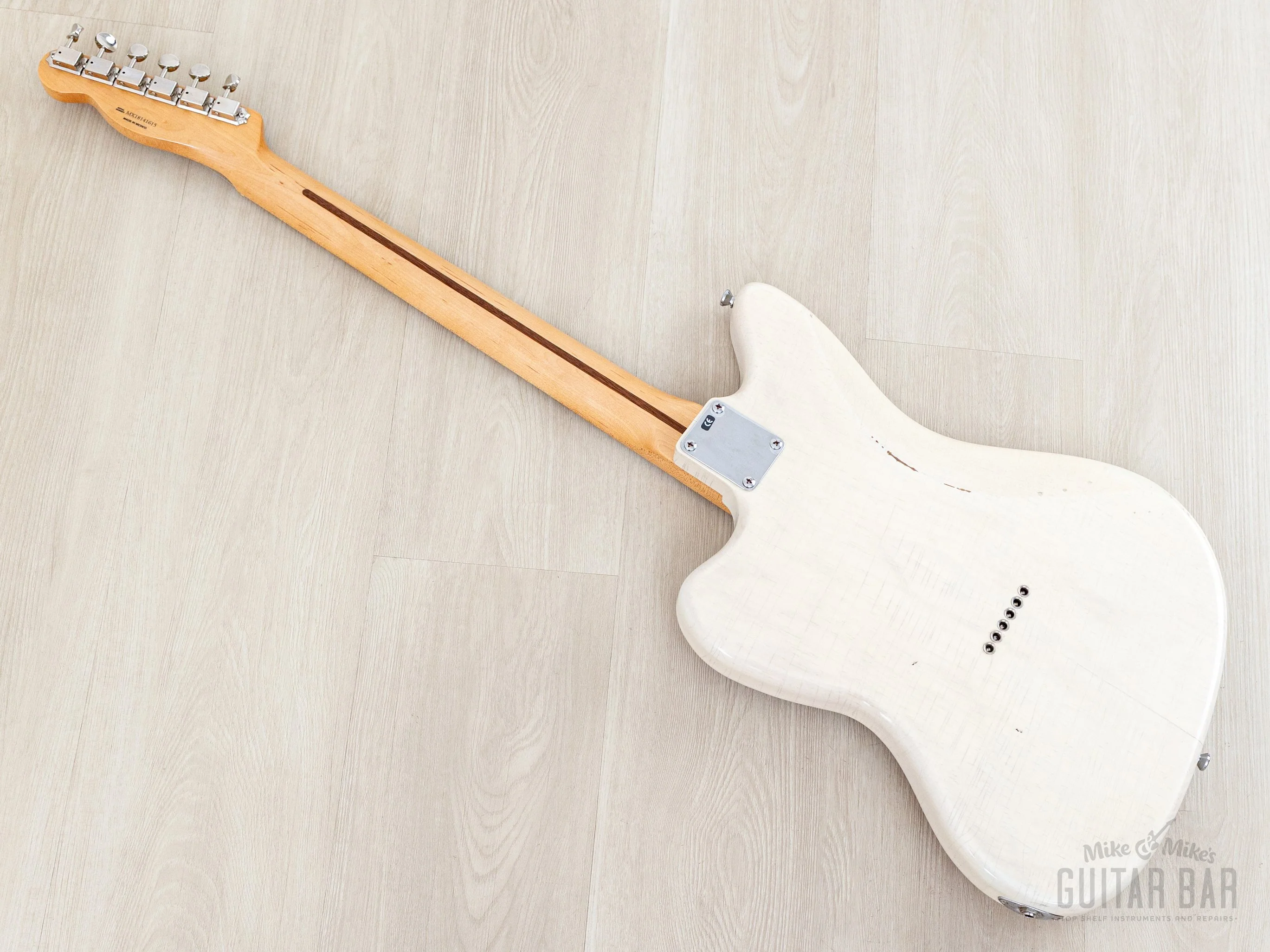 2018 Fender + MJT Telemaster Partscaster Blonde Lacquer Relic, Lightweight Ash w/ Baja 50s Neck, Case - Image 13