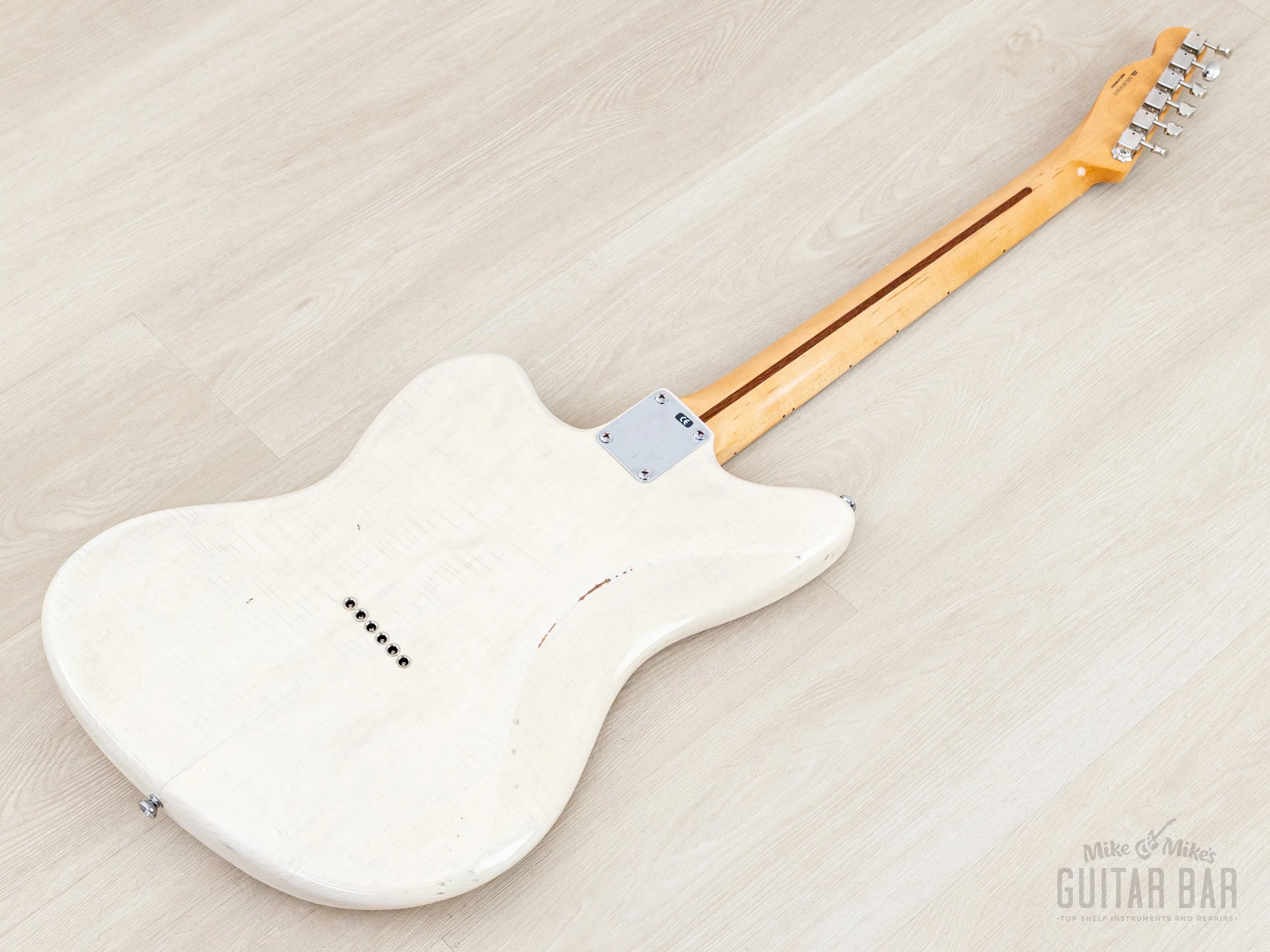 2018 Fender + MJT Telemaster Partscaster Blonde Lacquer Relic, Lightweight Ash w/ Baja 50s Neck, Case - Image 14