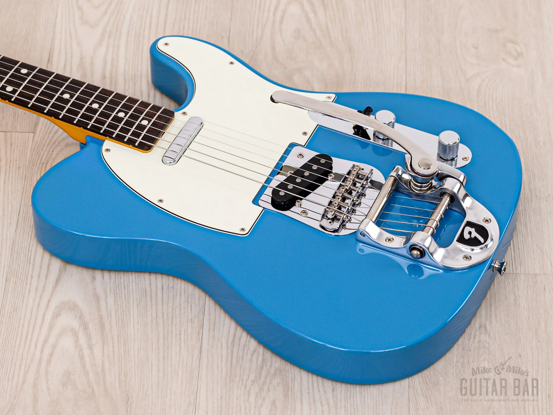 2018 Fender Traditional 60s Telecaster FSR w/ Bigsby B5F California Blue, Japan MIJ - Image 10