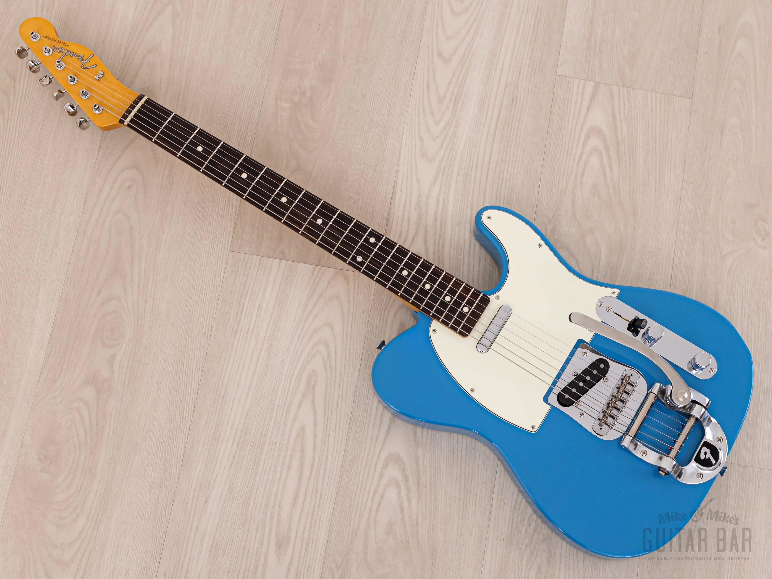 2018 Fender Traditional 60s Telecaster FSR w/ Bigsby B5F California Blue, Japan MIJ - Image 12