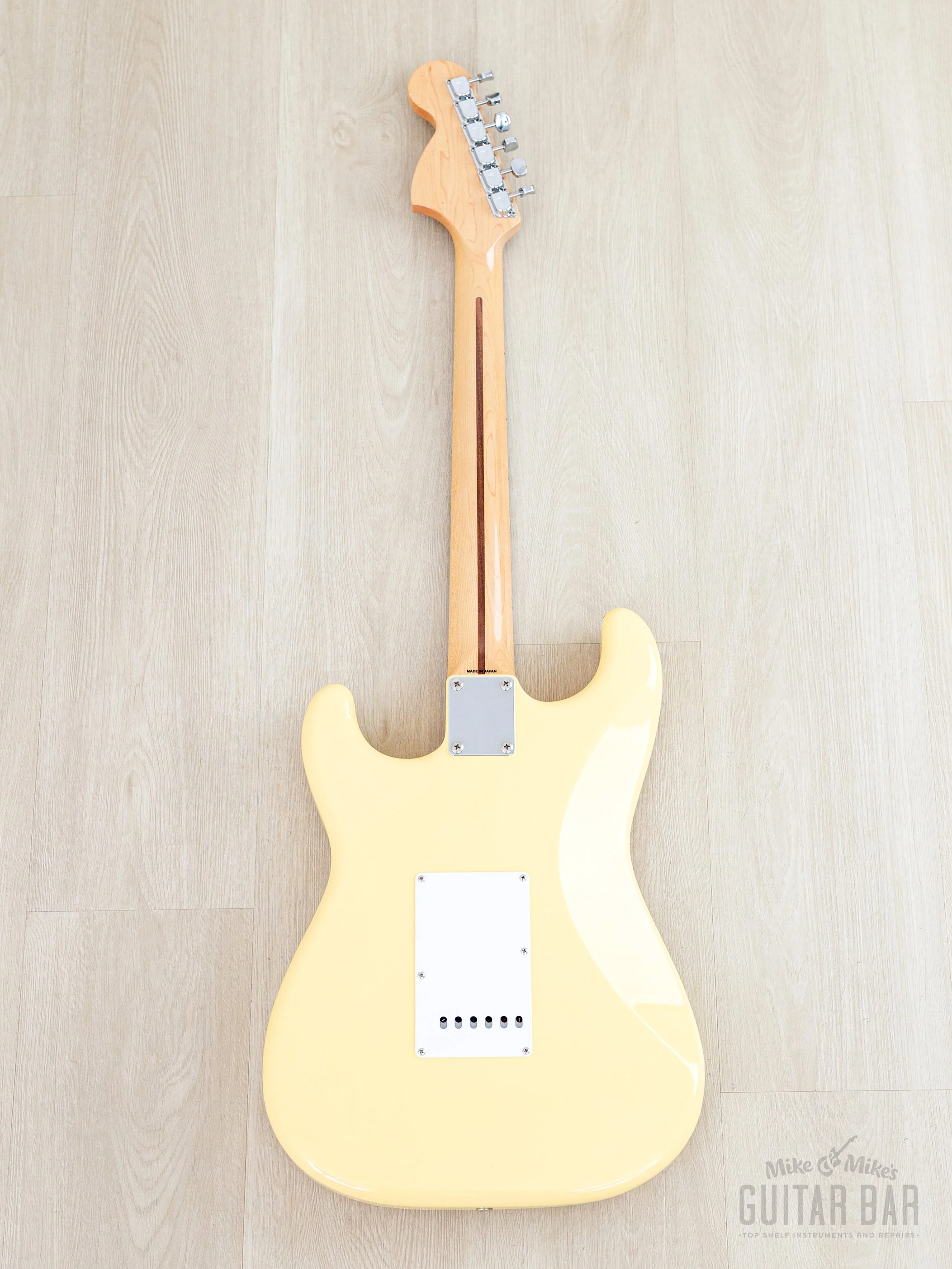 2018 Fender Yngwie Malmsteen Stratocaster Vintage White w/ Seymour Duncan YJM Fury Pickups & Hangtags, Japan MIJ - Image 3