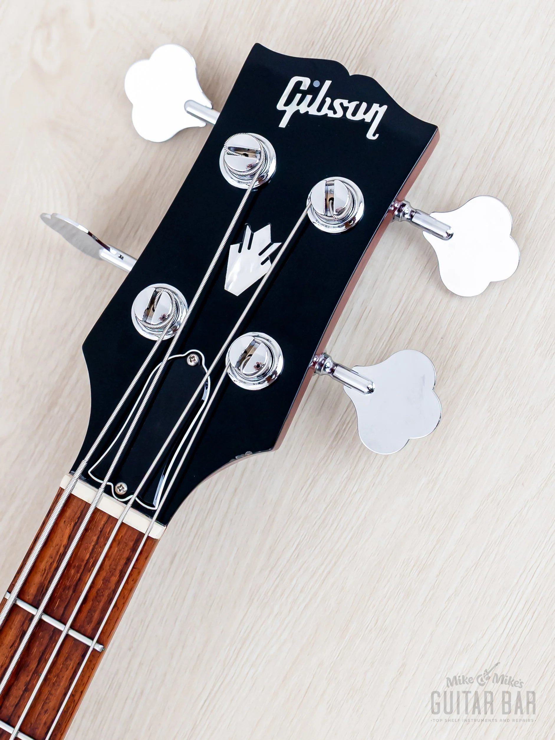 2018 Gibson SG Standard Bass Vintage Reissue EB-3 Gloss Cherry, Near-Mint w/ Case & Hangtags, Yamano - Image 4