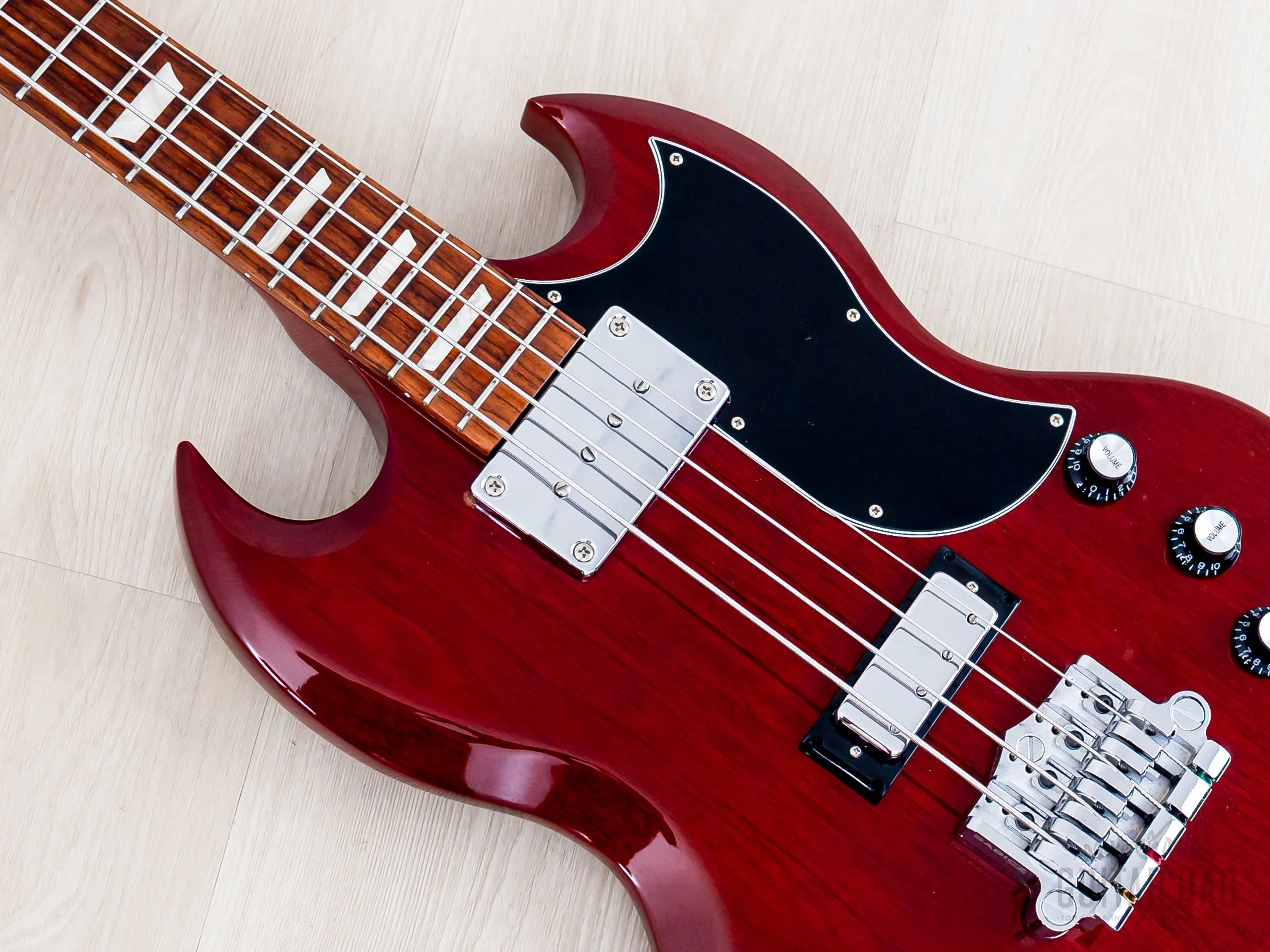 2018 Gibson SG Standard Bass Vintage Reissue EB-3 Gloss Cherry, Near-Mint w/ Case & Hangtags, Yamano - Image 7