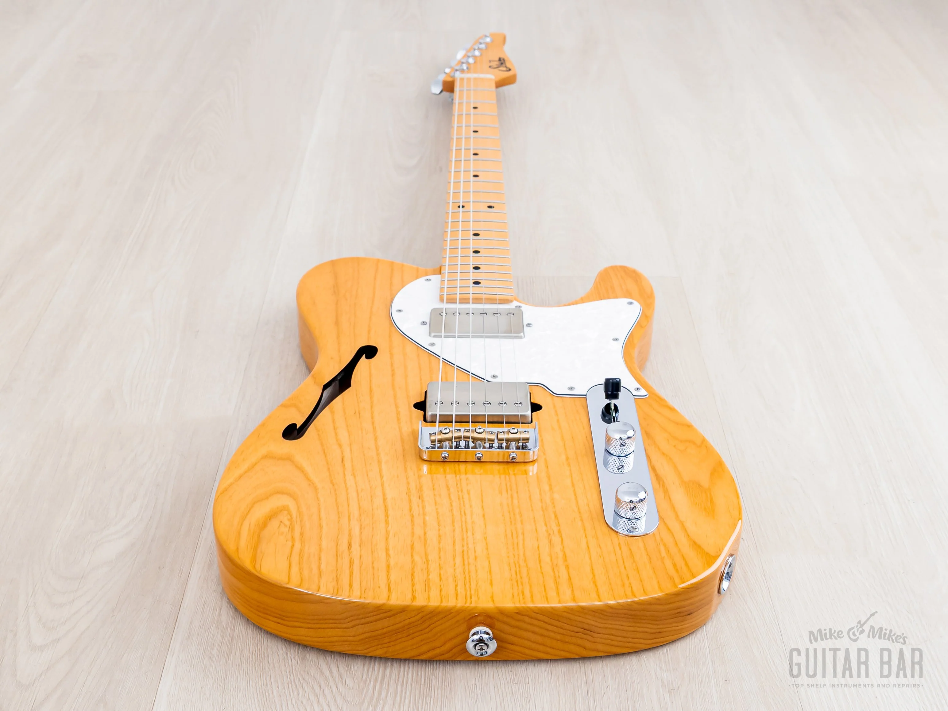 2018 Suhr Alt T Semi-Hollow Guitar Natural w/ SSV Humbuckers, Case - Image 11