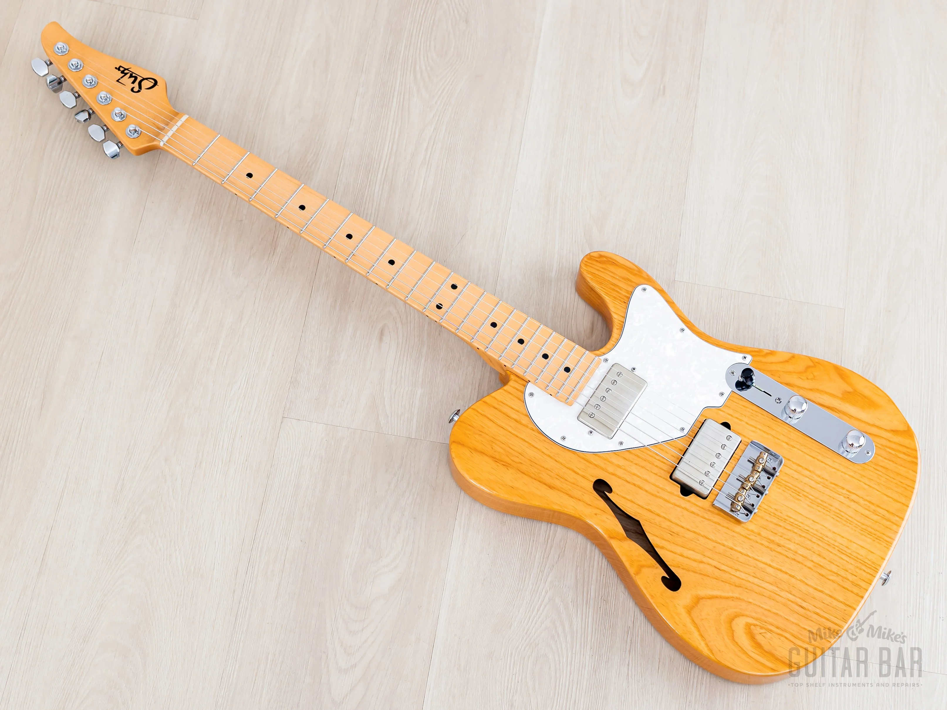 2018 Suhr Alt T Semi-Hollow Guitar Natural w/ SSV Humbuckers, Case - Image 12