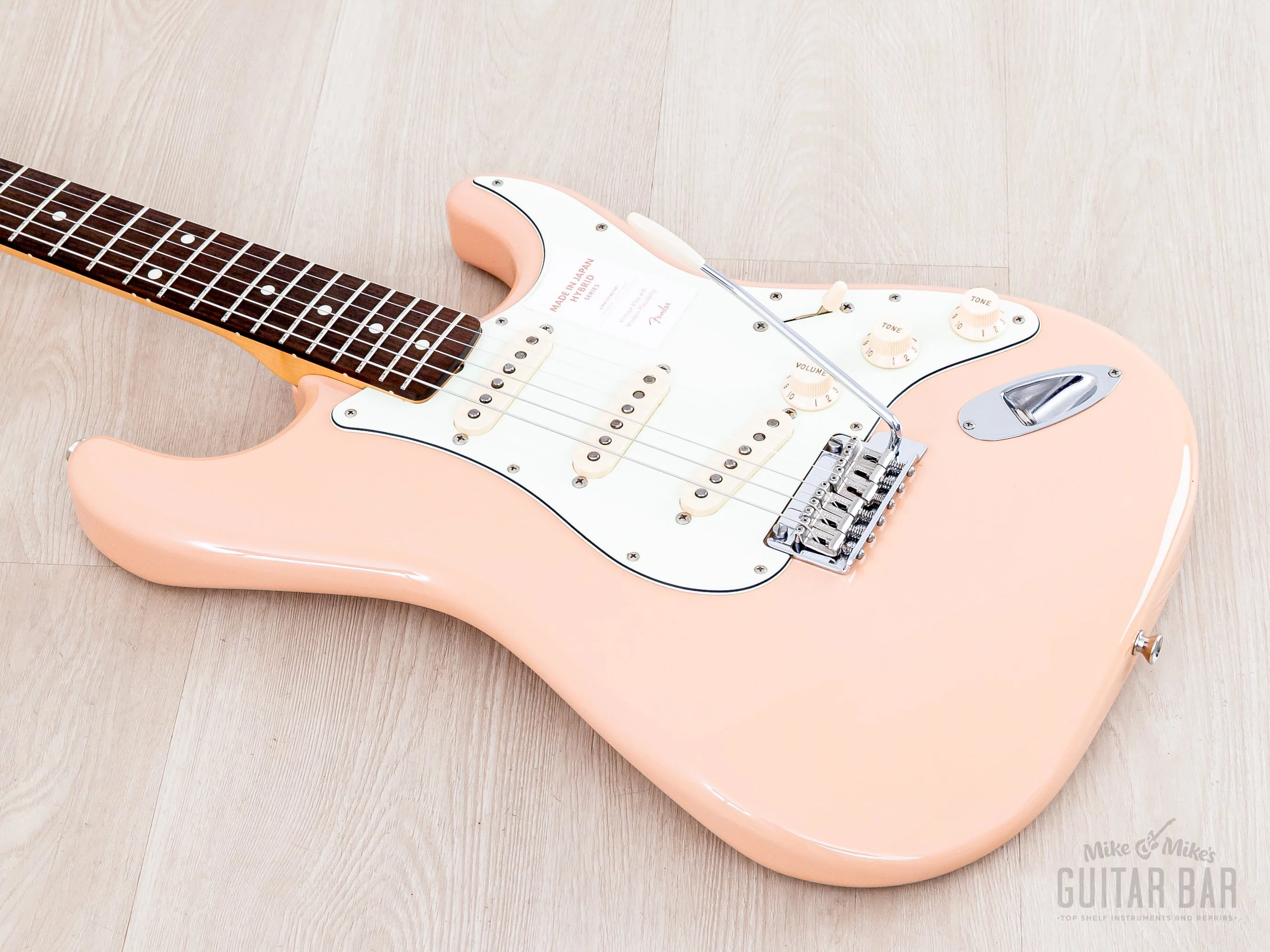 2019 Fender Hybrid ‘60s Stratocaster FSR Flamingo Pink w/ American Vintage 57/62 Pickups, Japan MIJ - Image 10