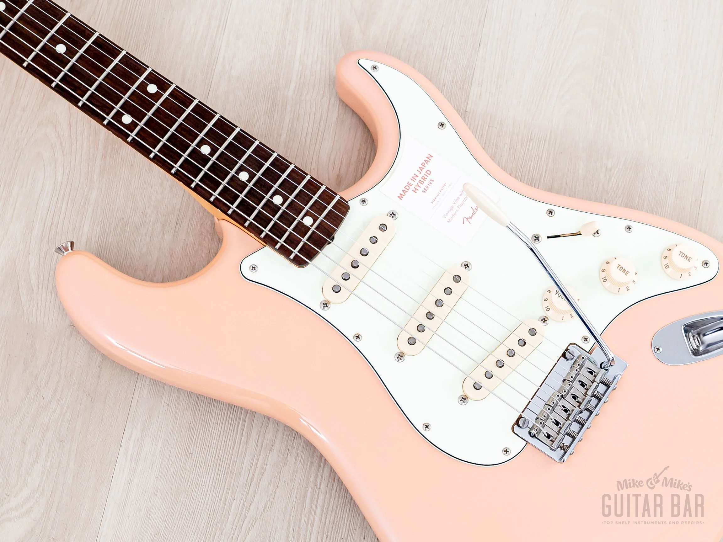2019 Fender Hybrid ‘60s Stratocaster FSR Flamingo Pink w/ American Vintage 57/62 Pickups, Japan MIJ - Image 7