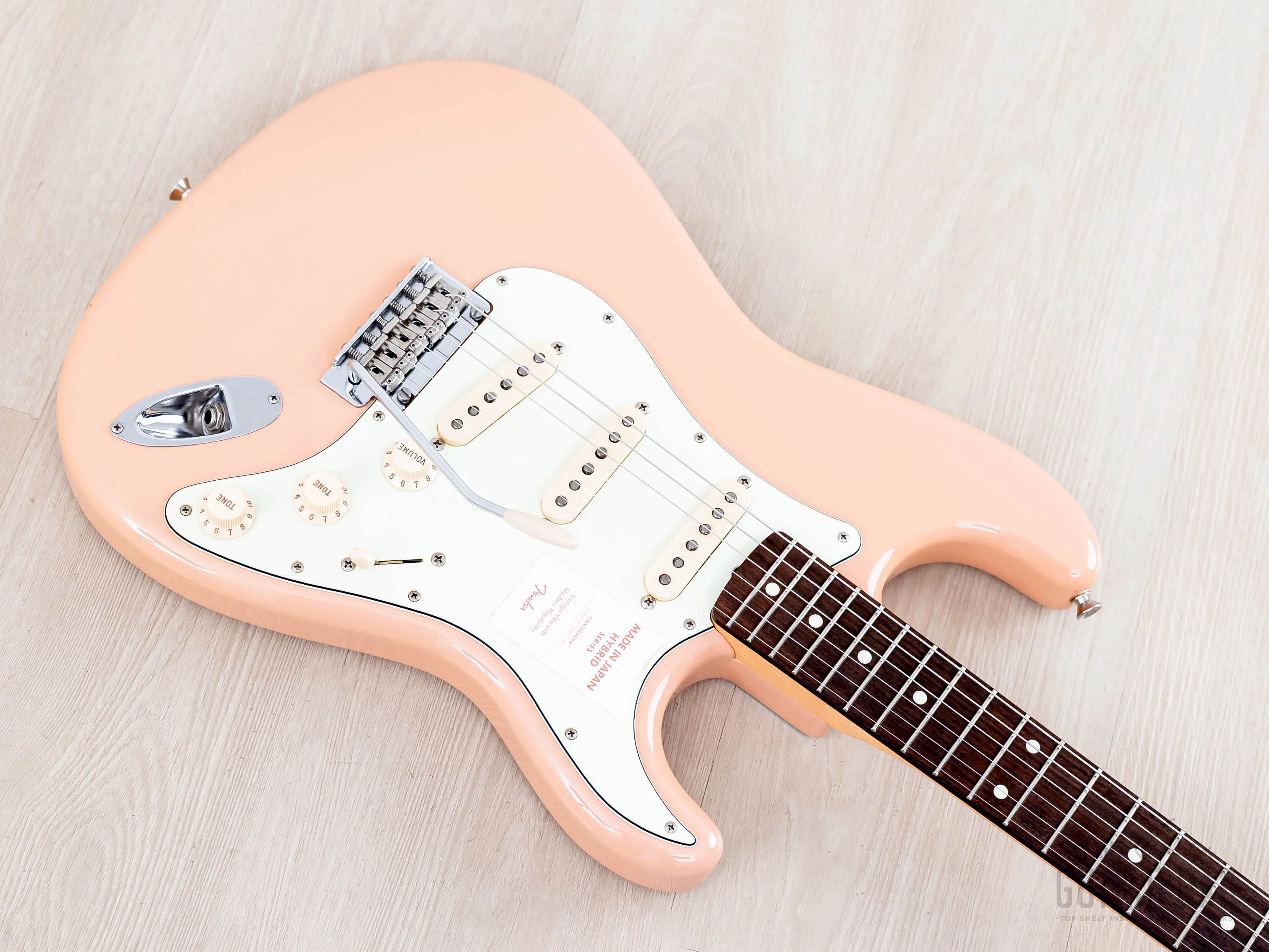 2019 Fender Hybrid ‘60s Stratocaster FSR Flamingo Pink w/ American Vintage 57/62 Pickups, Japan MIJ - Image 9