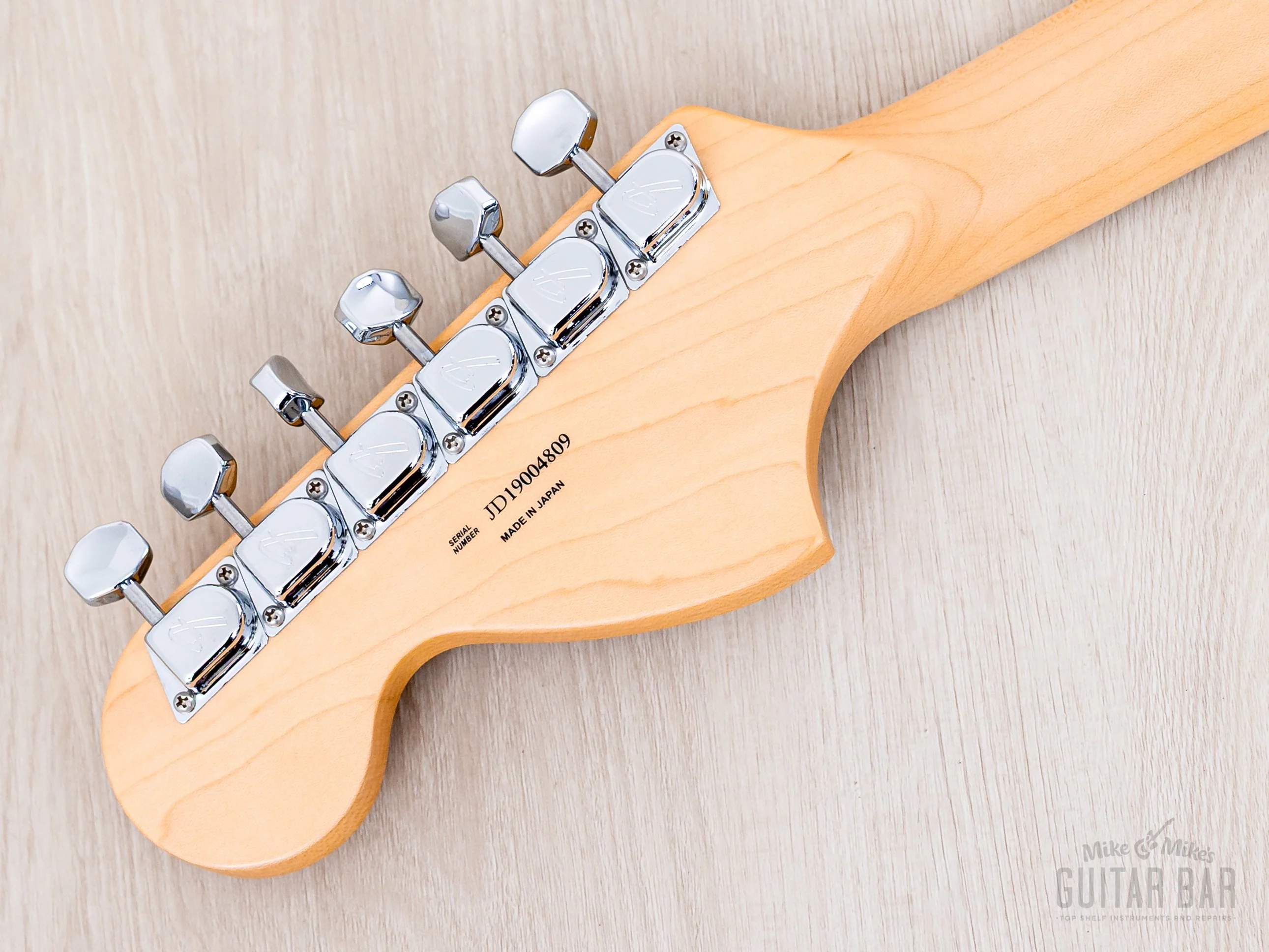 2019 Fender Hybrid 68 Stratocaster Sherwood Green, Mint w/ Pure Vintage USA Pickups & Hangtags, Japan MIJ - Image 5