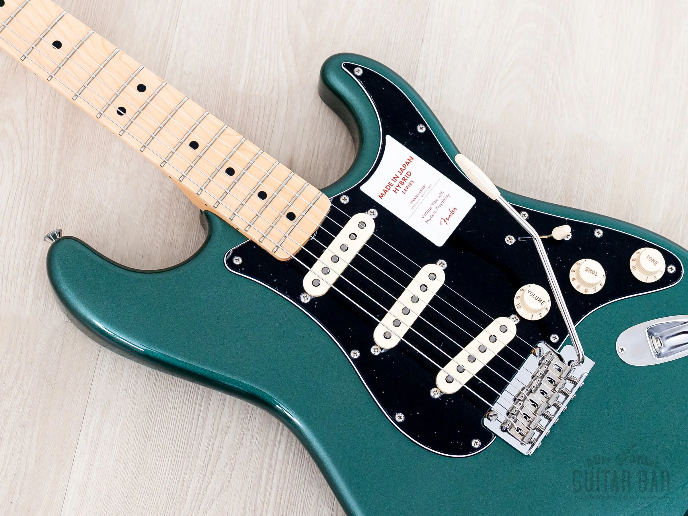 2019 Fender Hybrid 68 Stratocaster Sherwood Green, Mint w/ Pure Vintage USA Pickups & Hangtags, Japan MIJ - Image 7