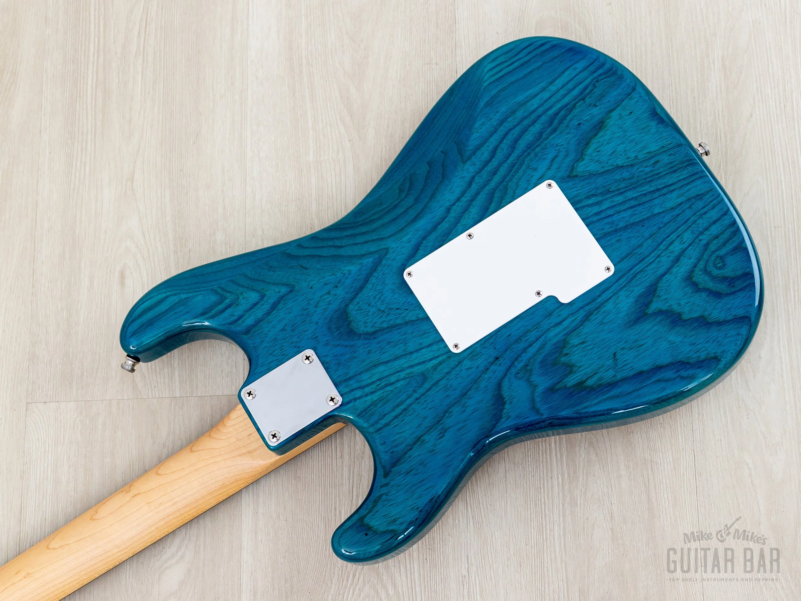 2019 Fender Michiya Haruhata Stratocaster HSH Quilt Top Caribbean Blue w/ Floyd Rose & Suhr Thornbucker, Japan MIJ - Image 15