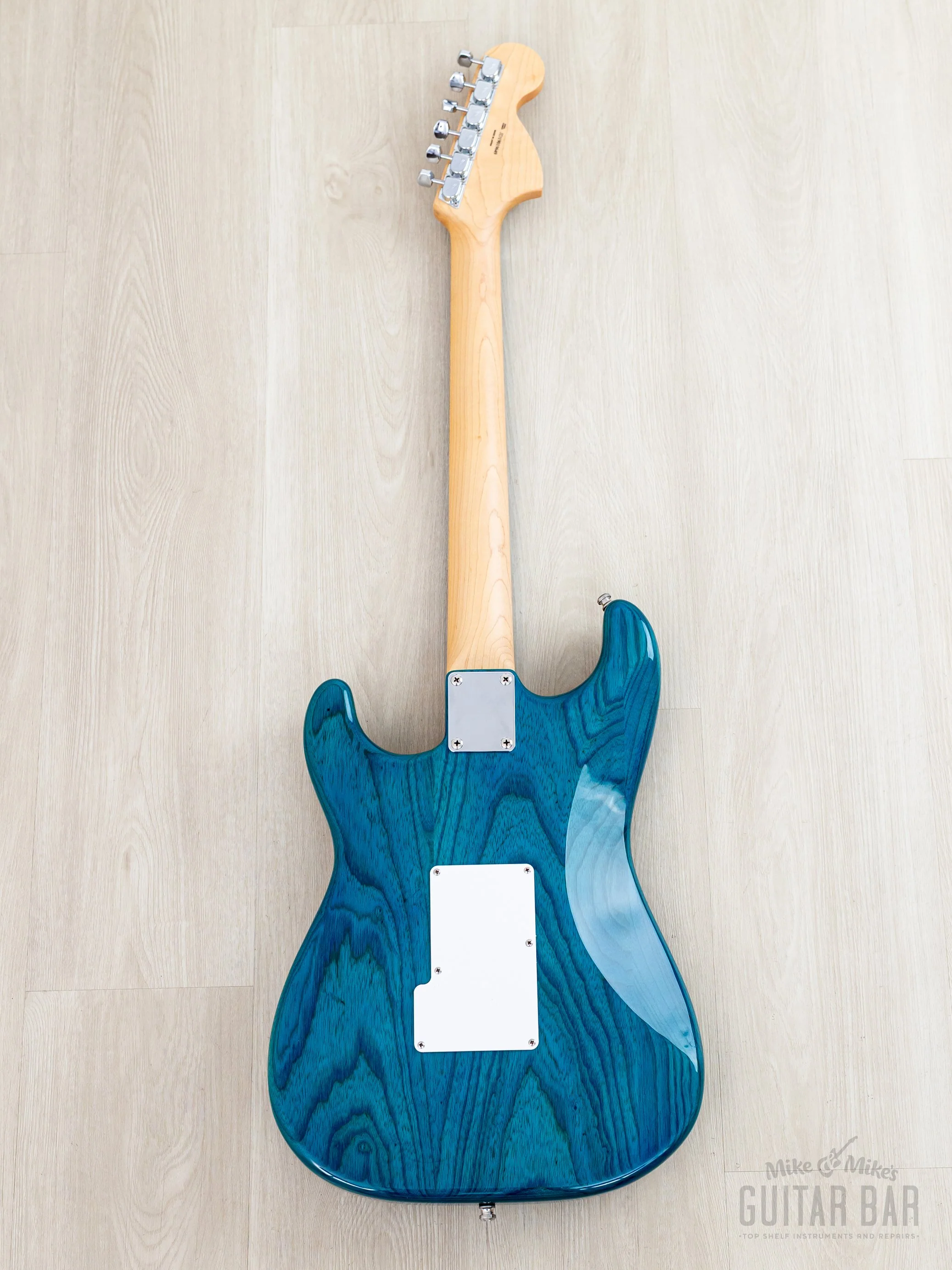 2019 Fender Michiya Haruhata Stratocaster HSH Quilt Top Caribbean Blue w/ Floyd Rose & Suhr Thornbucker, Japan MIJ - Image 3