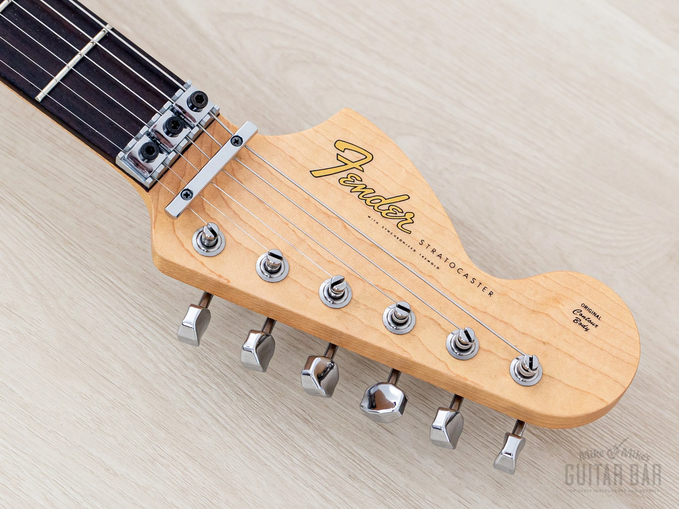 2019 Fender Michiya Haruhata Stratocaster HSH Quilt Top Caribbean Blue w/ Floyd Rose & Suhr Thornbucker, Japan MIJ - Image 4