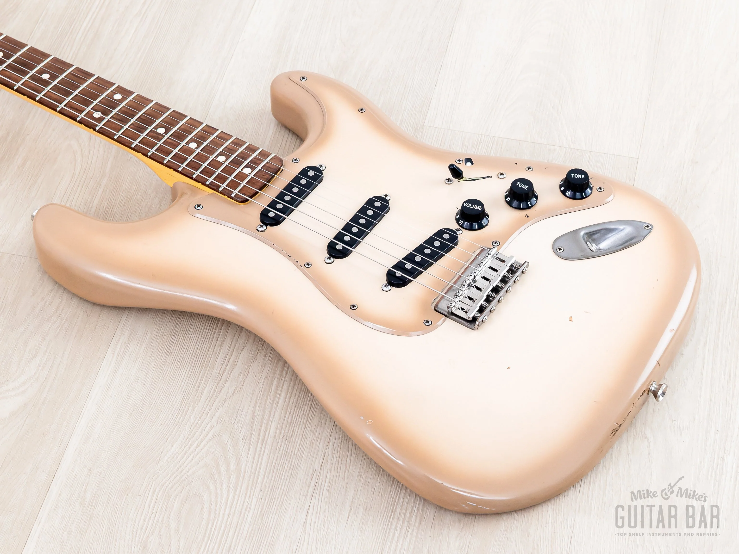 2019 Nash S-67 Hardtail Antigua Medium Aged S-Style Guitar, Mint w/ Lollar Pickups, Hangtag & Case - Image 10