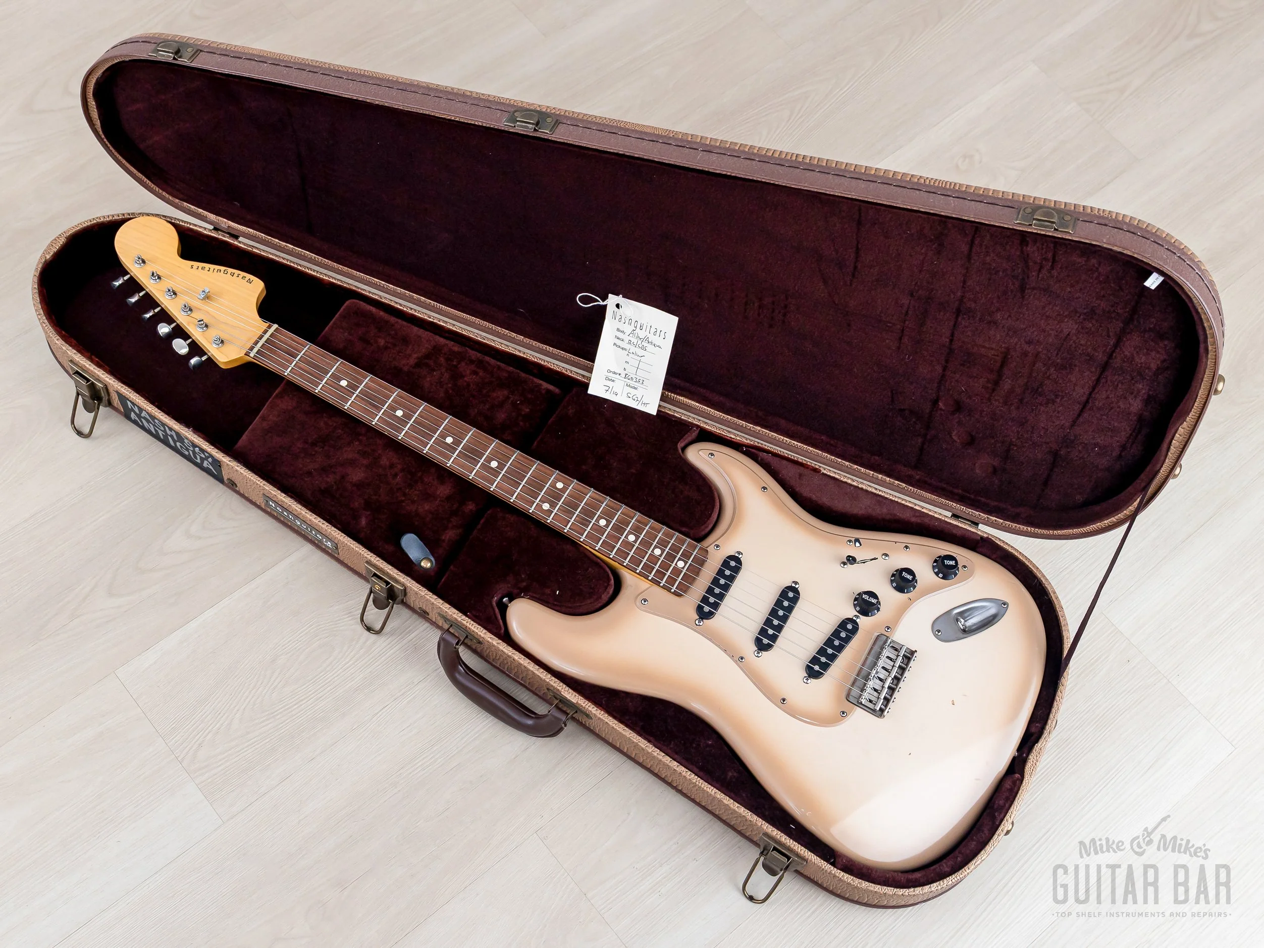2019 Nash S-67 Hardtail Antigua Medium Aged S-Style Guitar, Mint w/ Lollar Pickups, Hangtag & Case - Image 23