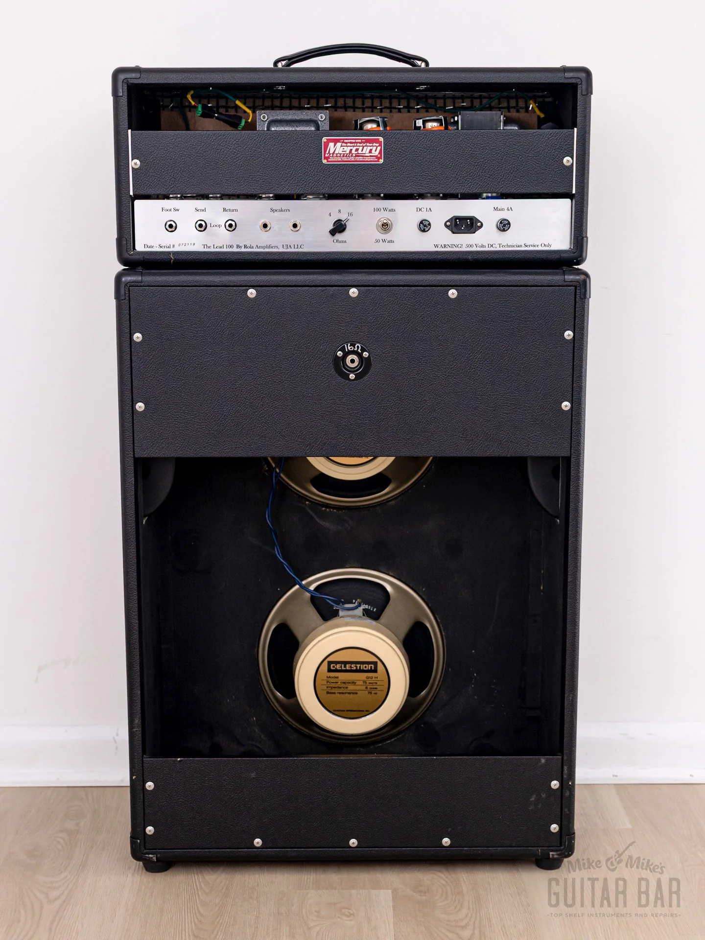 2019 Rola Amplifiers Lead 100 Boutique Tube Amp Head + 2x12 Cab, Heart-Toured w/ Flight Case - Image 8