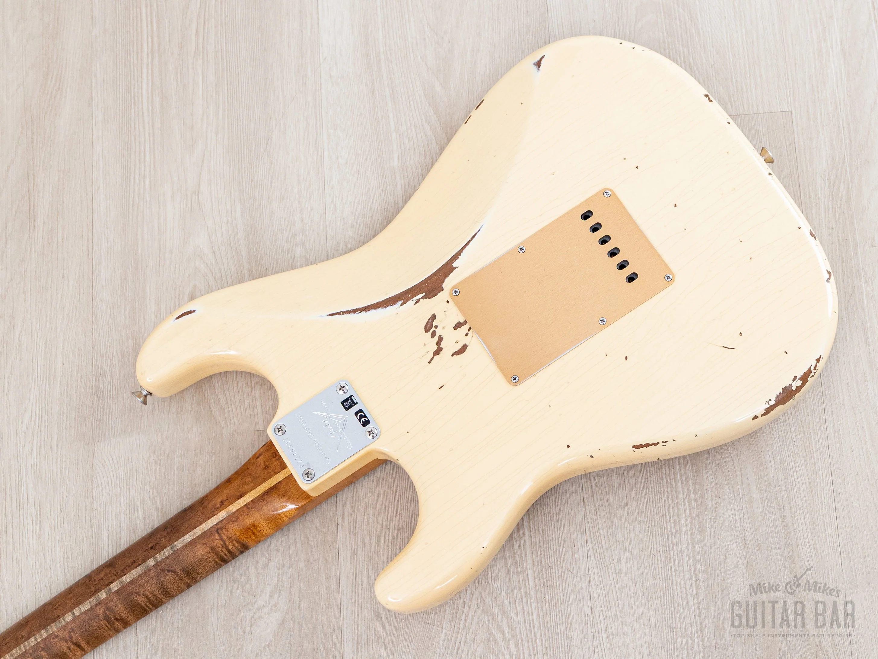 2020 Fender Custom Shop NAMM ‘17 Limited Edition 1956 Stratocaster Roasted Relic White w/ Case, CoA - Image 13