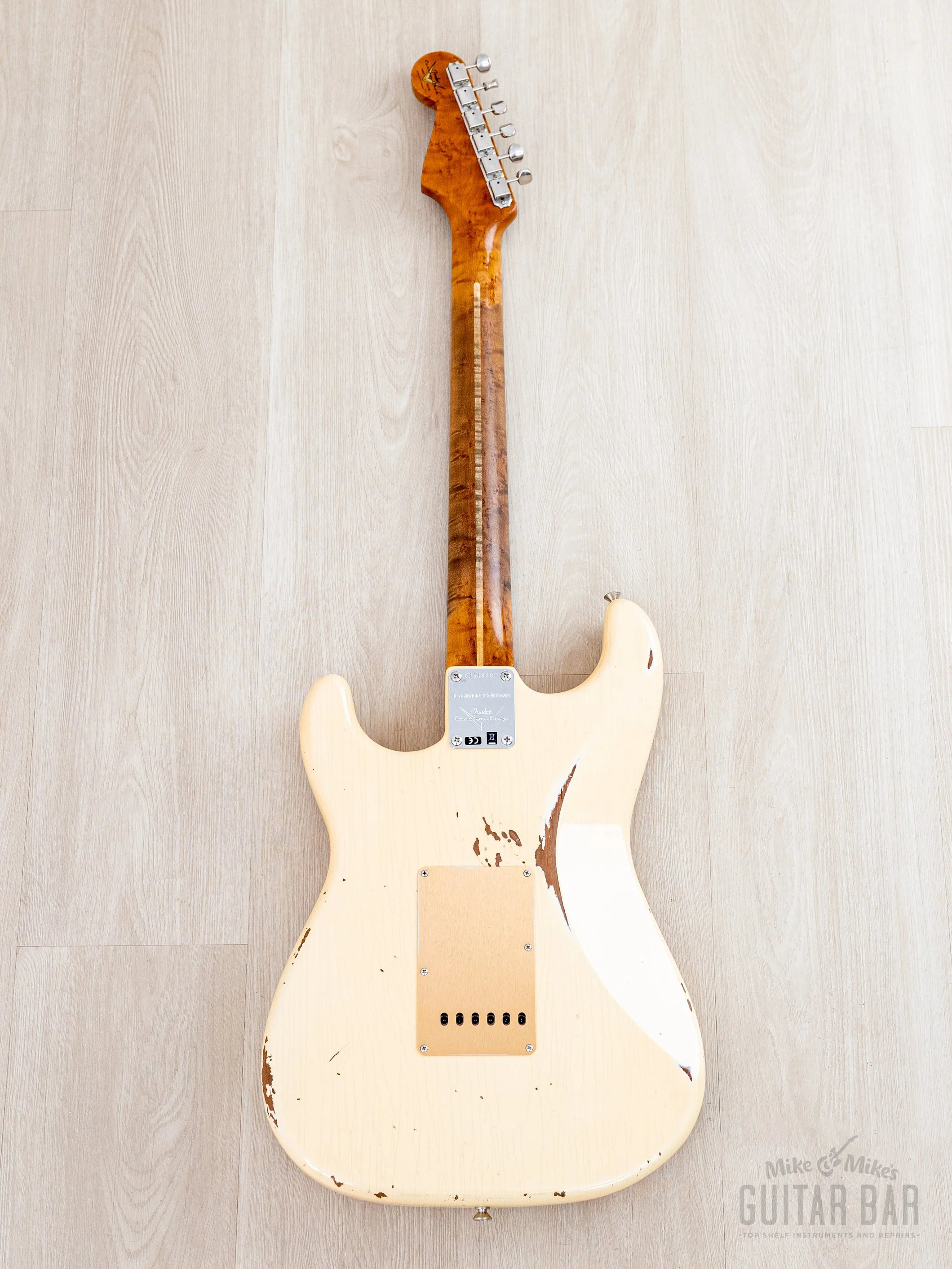 2020 Fender Custom Shop NAMM ‘17 Limited Edition 1956 Stratocaster Roasted Relic White w/ Case, CoA - Image 3