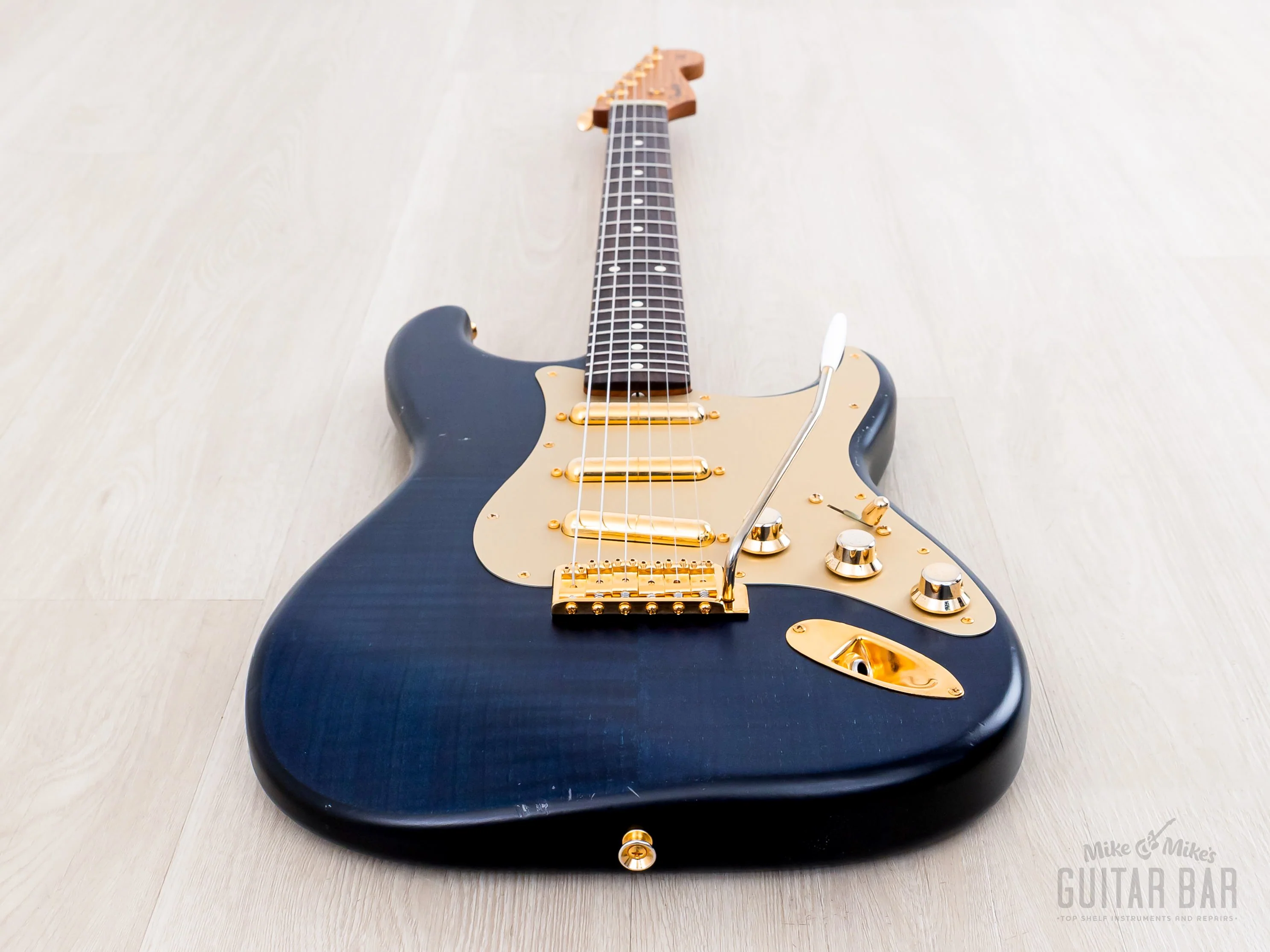 2020 Fender Made in Japan Limited Collection Stratocaster Indigo Dye w/ Lipstick Pickups & Case, 1 of 15 - Image 11