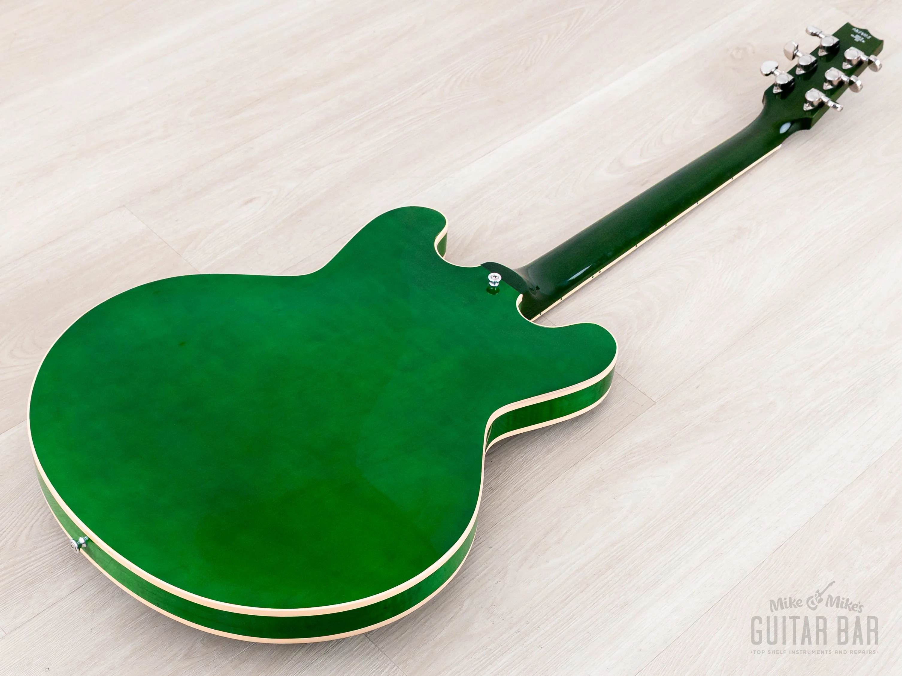 2020 Heritage H-535 Semi-Hollow Guitar Emerald Green w/ Seymour Duncan SH-1 '59 PAFs, Case & Tag, Kalamazoo - Image 14