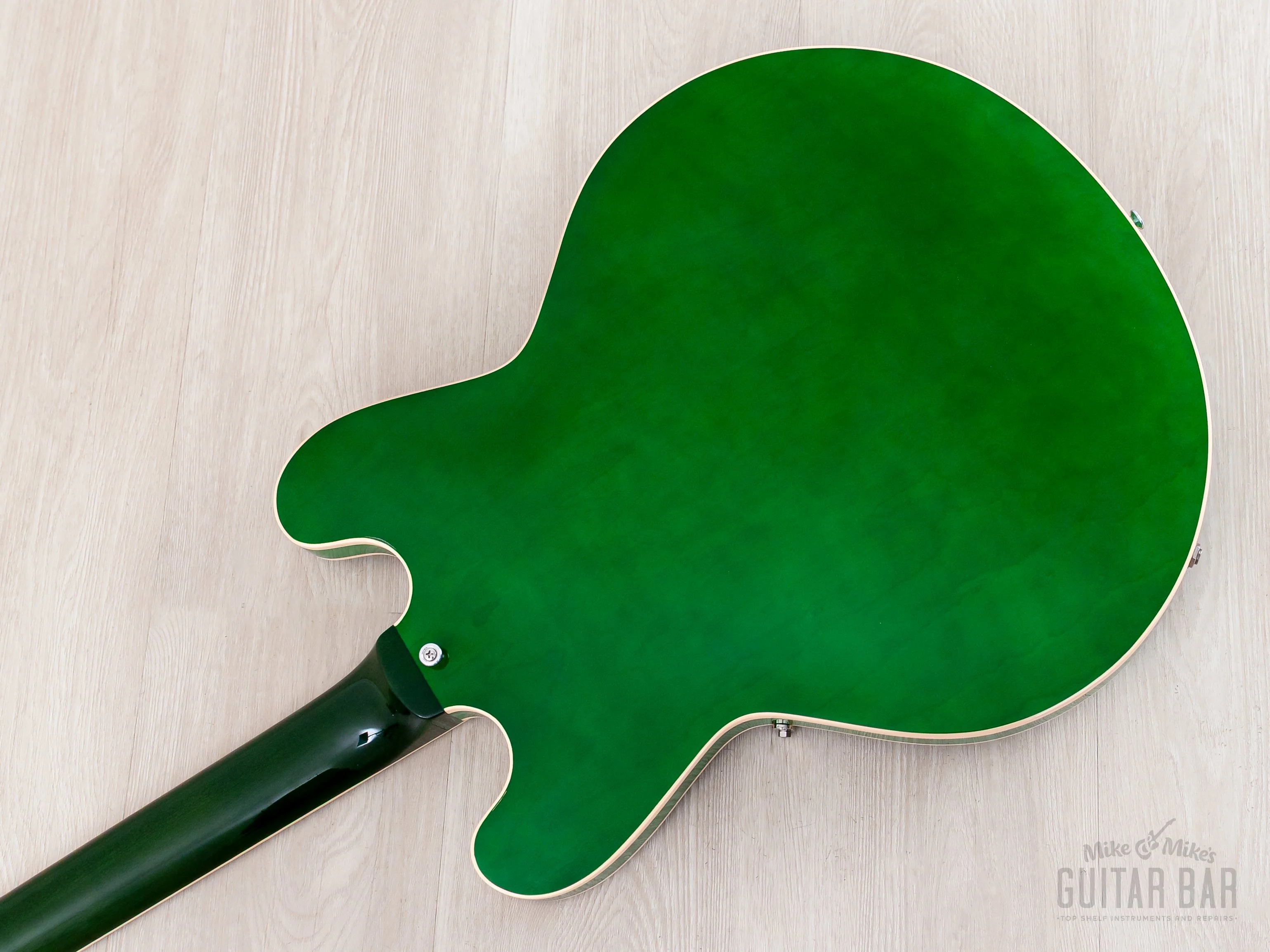 2020 Heritage H-535 Semi-Hollow Guitar Emerald Green w/ Seymour Duncan SH-1 '59 PAFs, Case & Tag, Kalamazoo - Image 15
