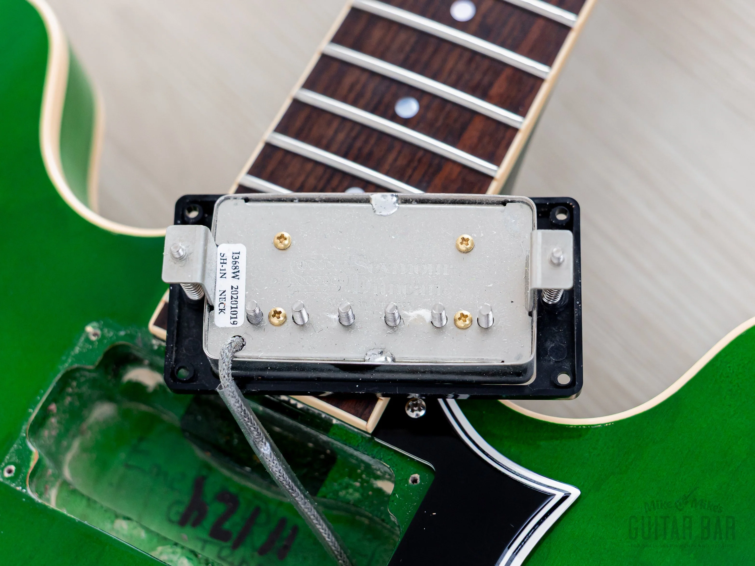 2020 Heritage H-535 Semi-Hollow Guitar Emerald Green w/ Seymour Duncan SH-1 '59 PAFs, Case & Tag, Kalamazoo - Image 17