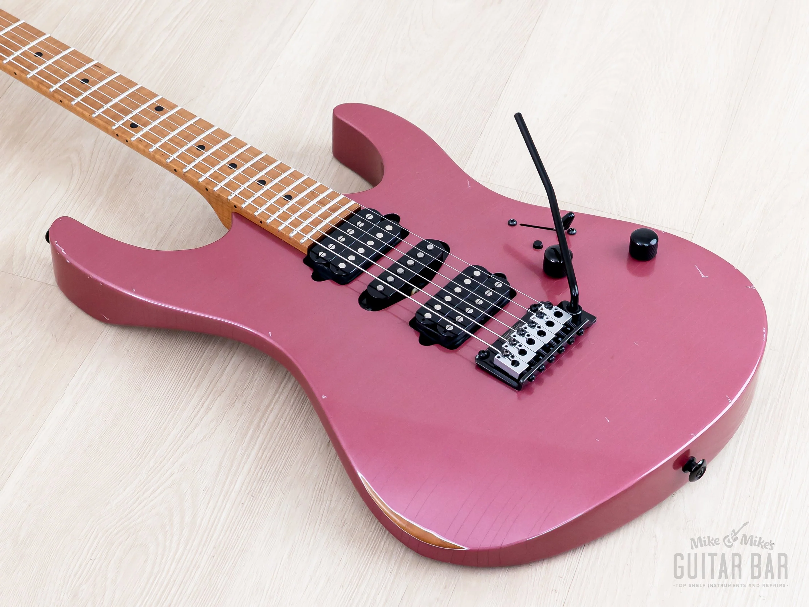 2020 Suhr Modern Antique HSH Superstrat Burgundy Mist Medium Aging w/ Thornbuckers - Image 10