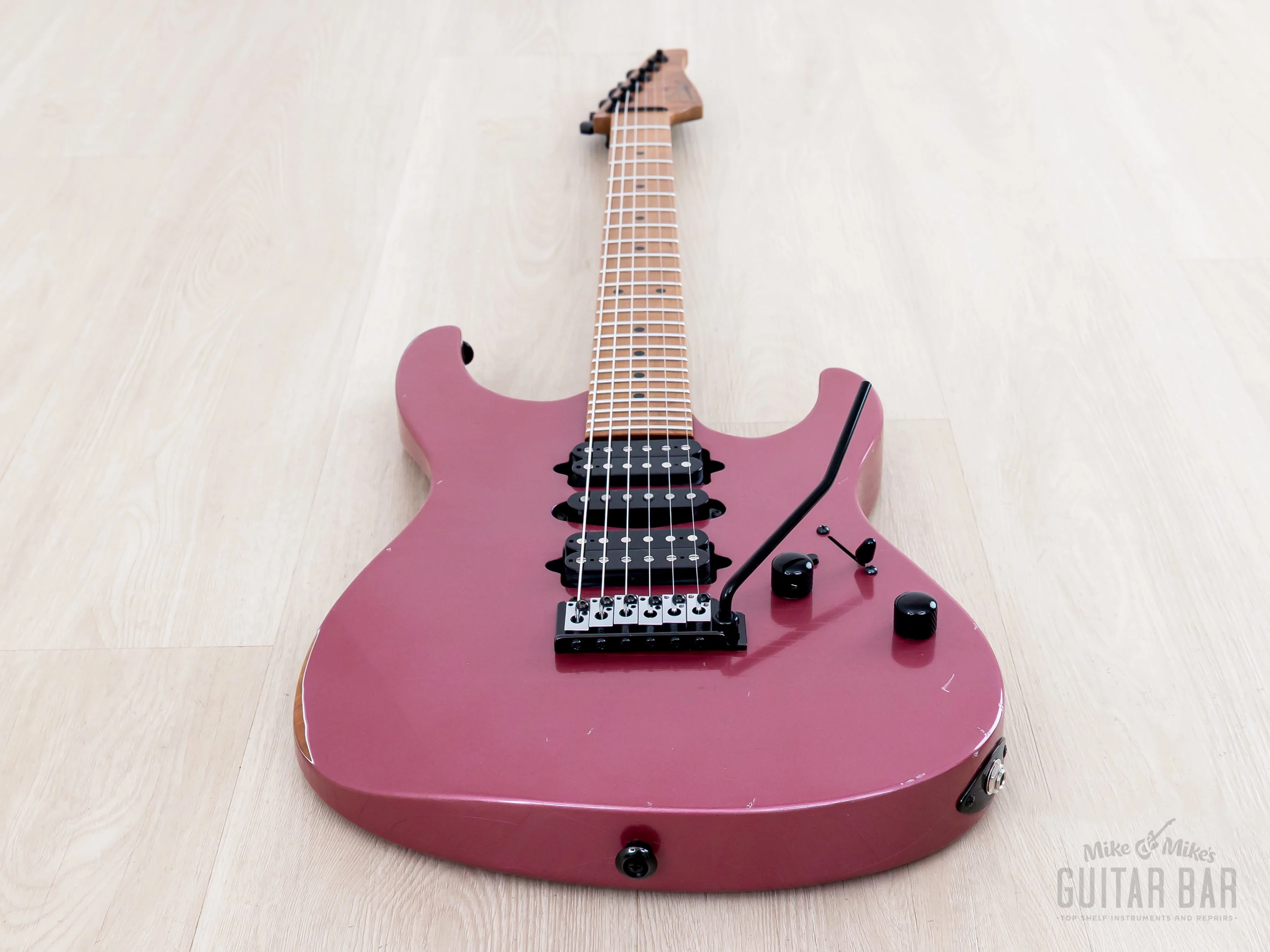 2020 Suhr Modern Antique HSH Superstrat Burgundy Mist Medium Aging w/ Thornbuckers - Image 11