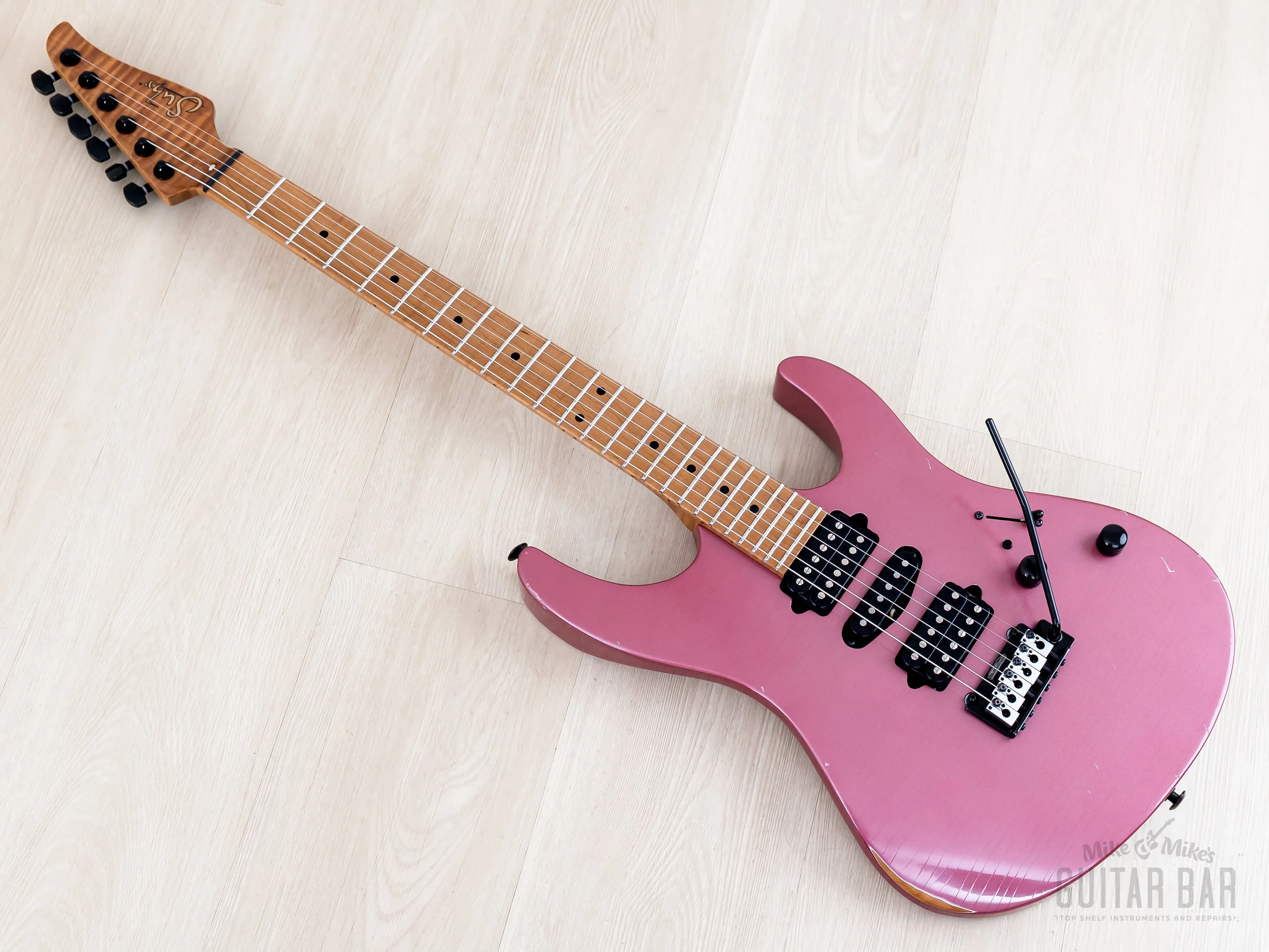 2020 Suhr Modern Antique HSH Superstrat Burgundy Mist Medium Aging w/ Thornbuckers - Image 12