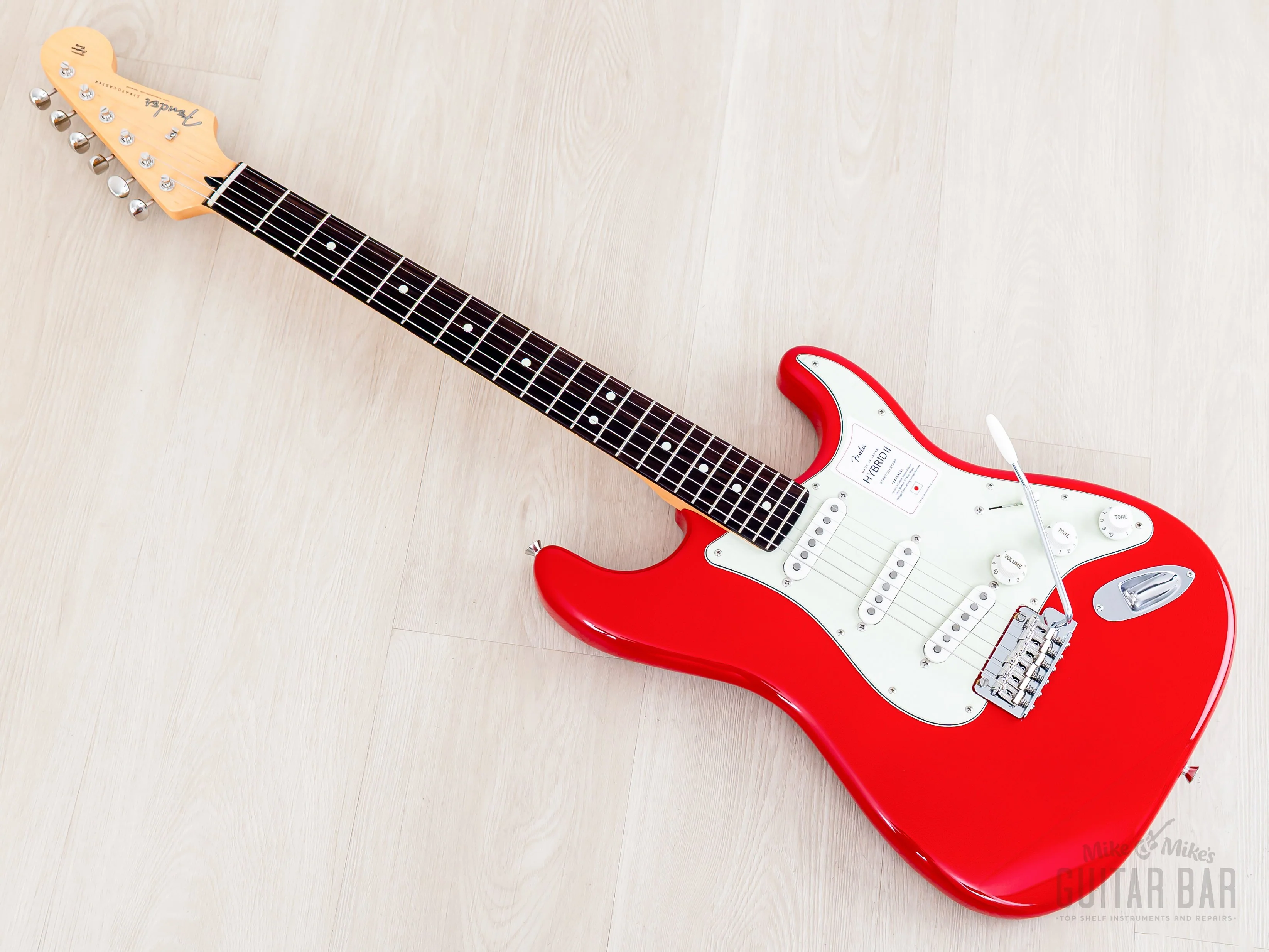 2024 Fender Hybrid II Stratocaster '60s Spec Modena Red, Mint w/ Hangtags, Japan MIJ - Image 12