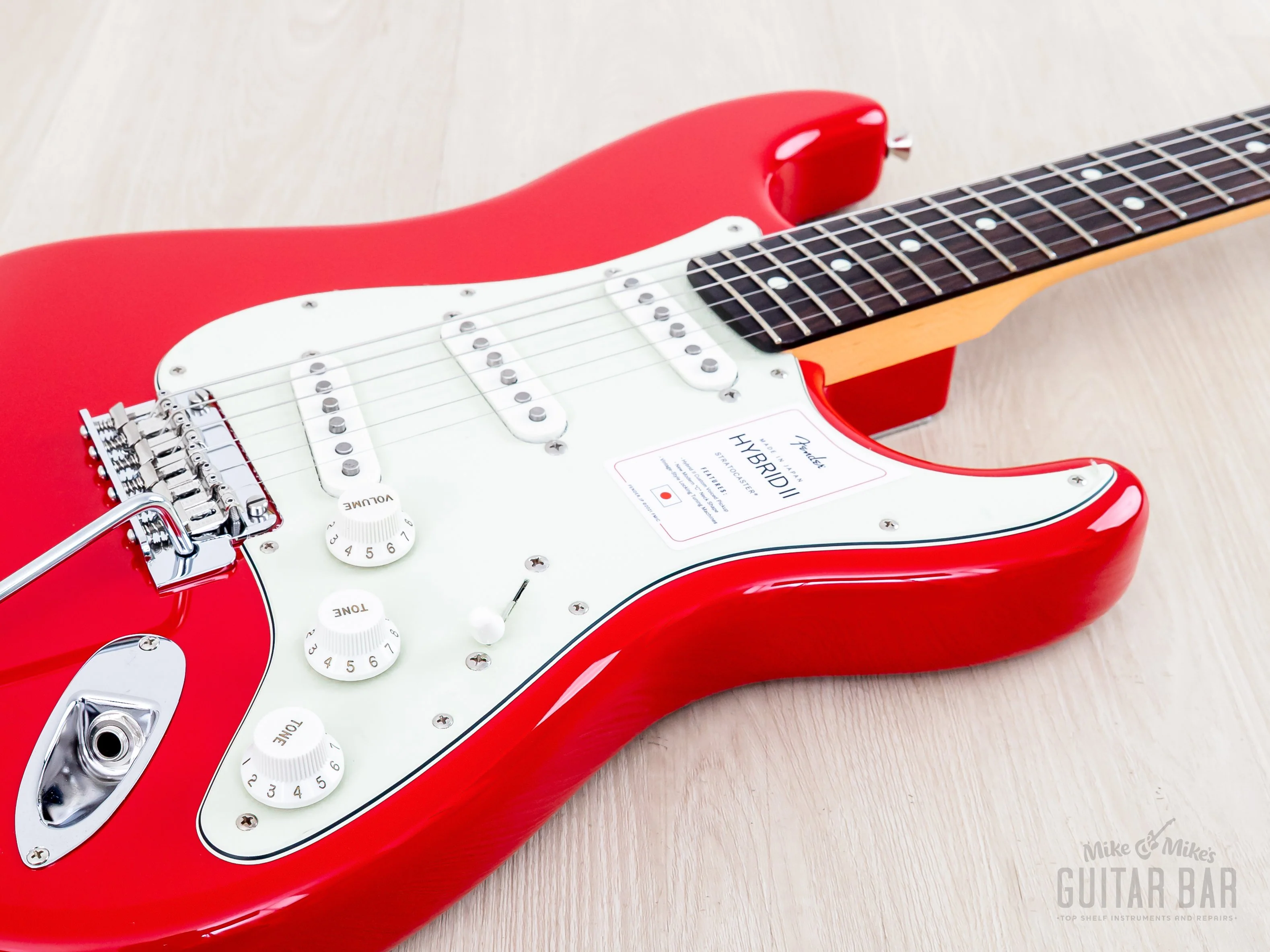 2024 Fender Hybrid II Stratocaster '60s Spec Modena Red, Mint w/ Hangtags, Japan MIJ - Image 6