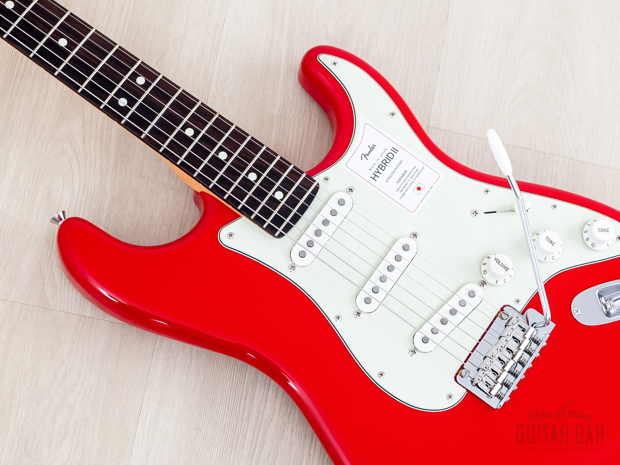 2024 Fender Hybrid II Stratocaster '60s Spec Modena Red, Mint w/ Hangtags, Japan MIJ - Image 7