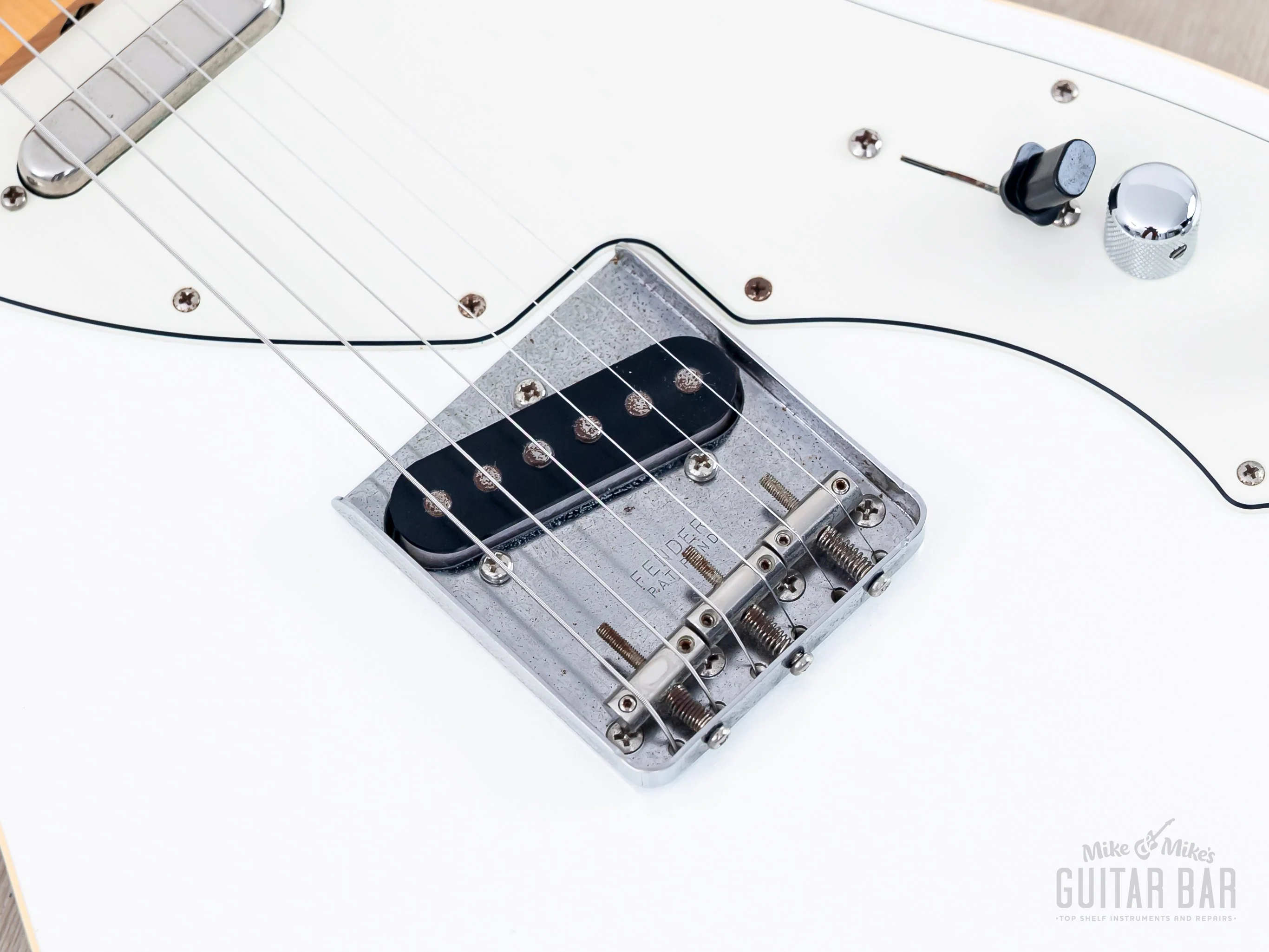 2021 Fender Limited F-Hole Telecaster Thinline Arctic Pearl, Japan MIJ - Image 8