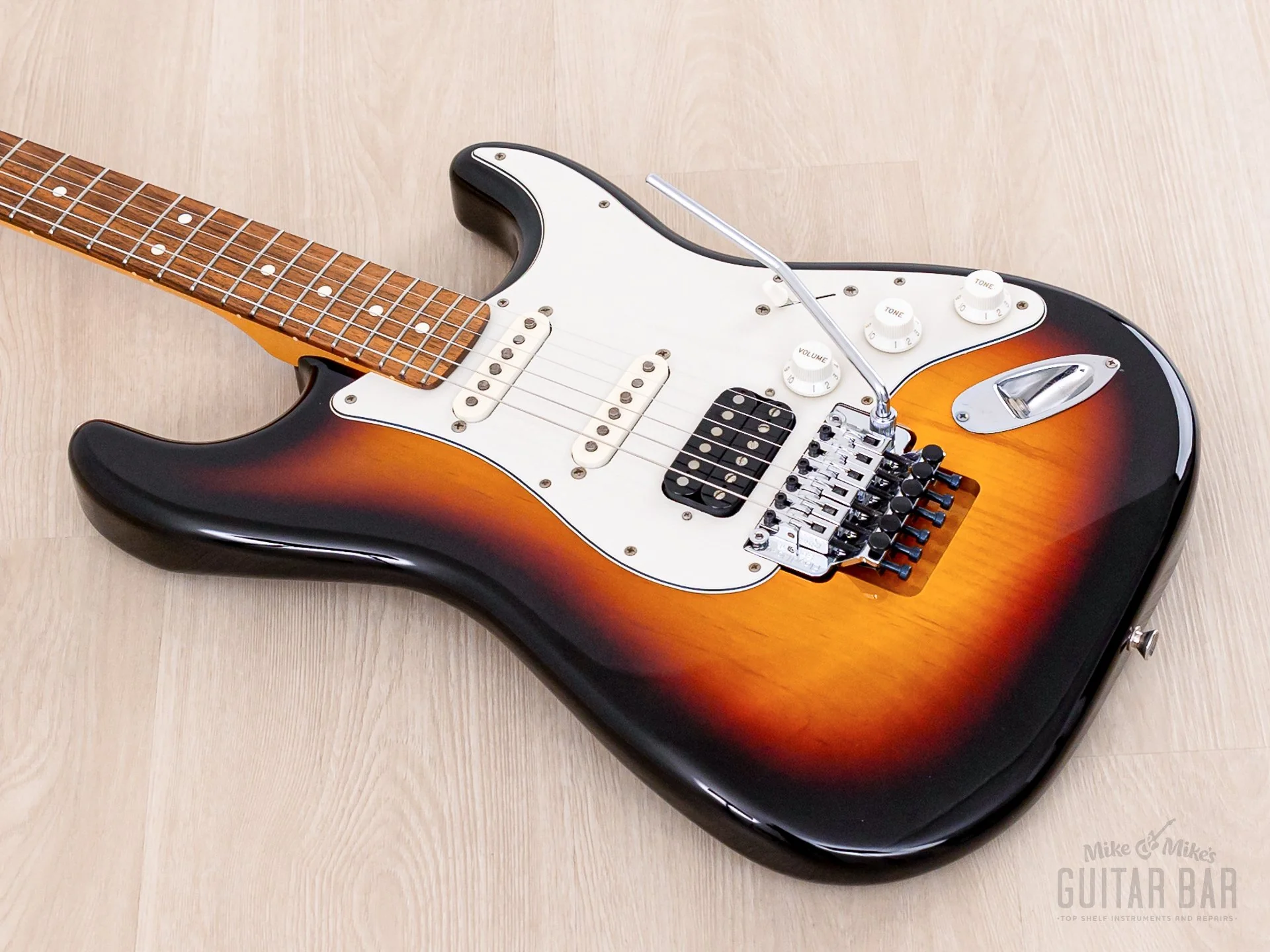 2021 Fender Made in Japan Limited Stratocaster with Floyd Rose Sunburst Near-Mint w/ Hangtags, MIJ - Image 10