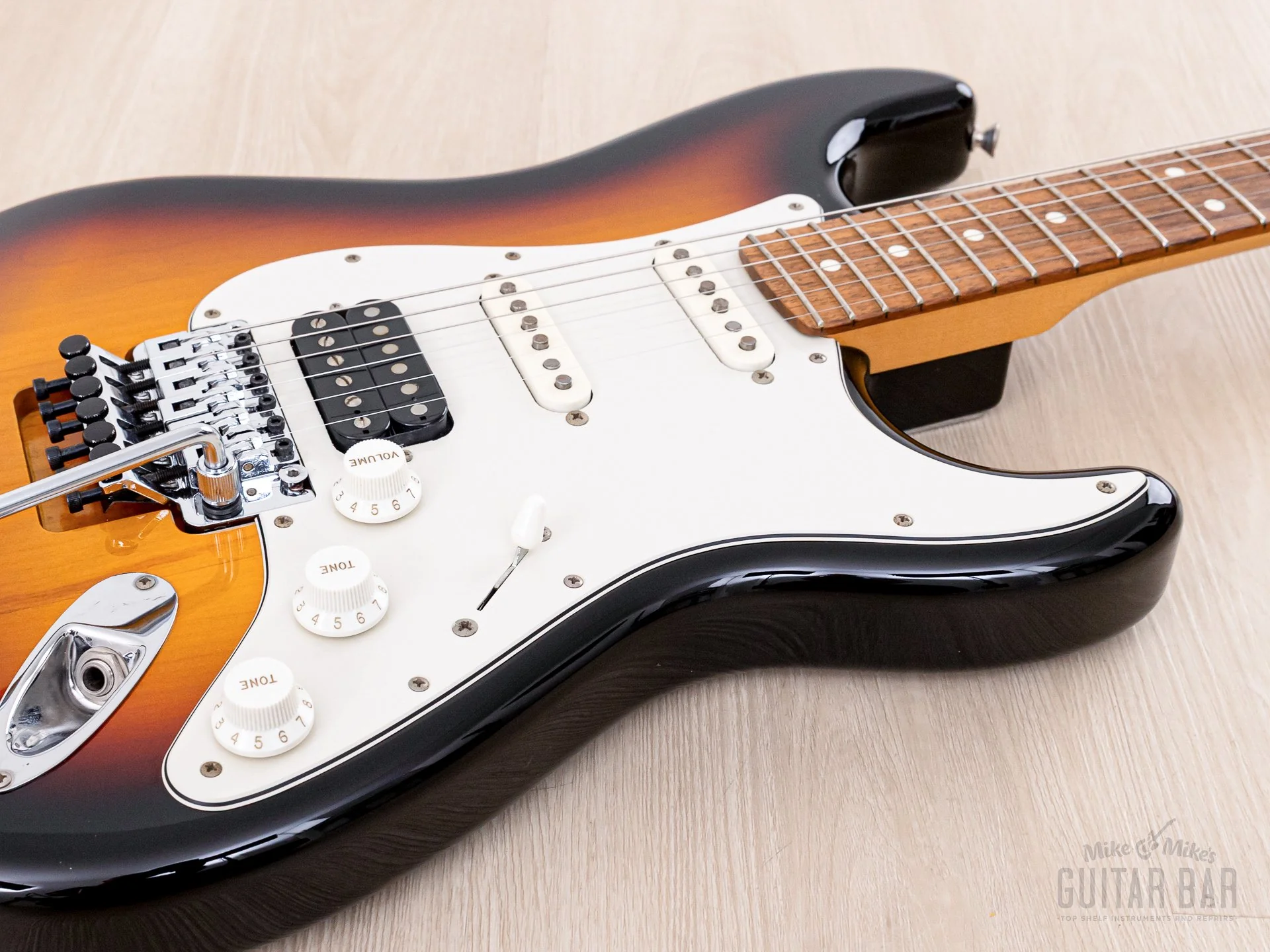 2021 Fender Made in Japan Limited Stratocaster with Floyd Rose Sunburst Near-Mint w/ Hangtags, MIJ - Image 6
