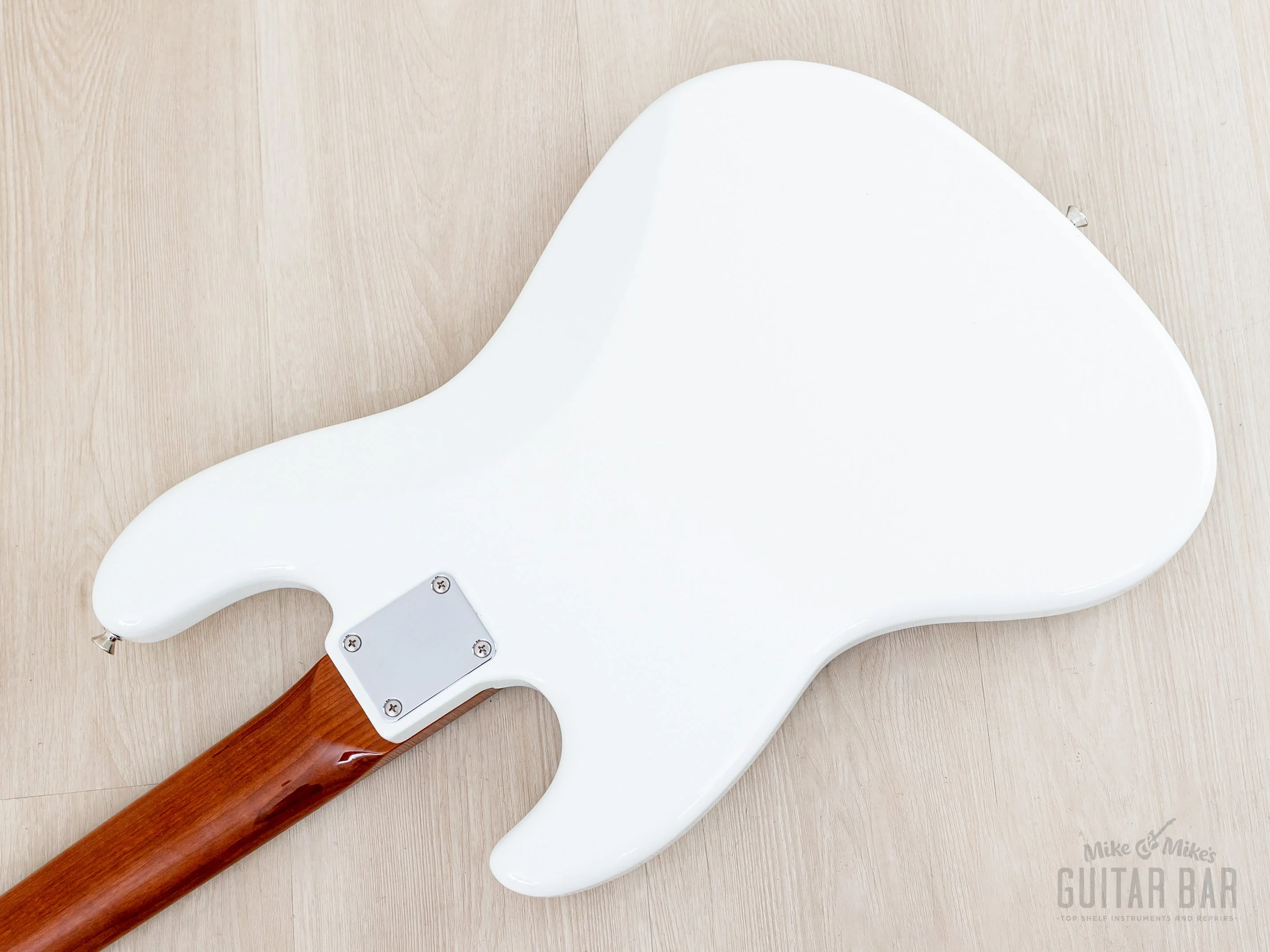 2021 Fender Traditional II ‘60s Jazz Bass FSR Olympic White w/ Roasted Maple Neck, Japan MIJ - Image 15
