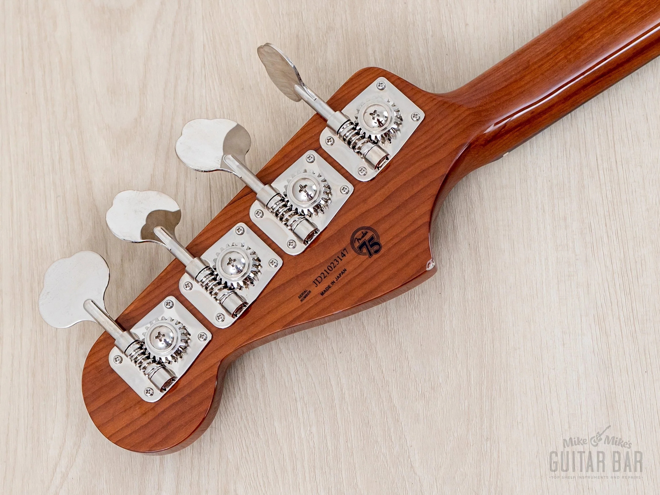 2021 Fender Traditional II ‘60s Jazz Bass FSR Olympic White w/ Roasted Maple Neck, Japan MIJ - Image 5