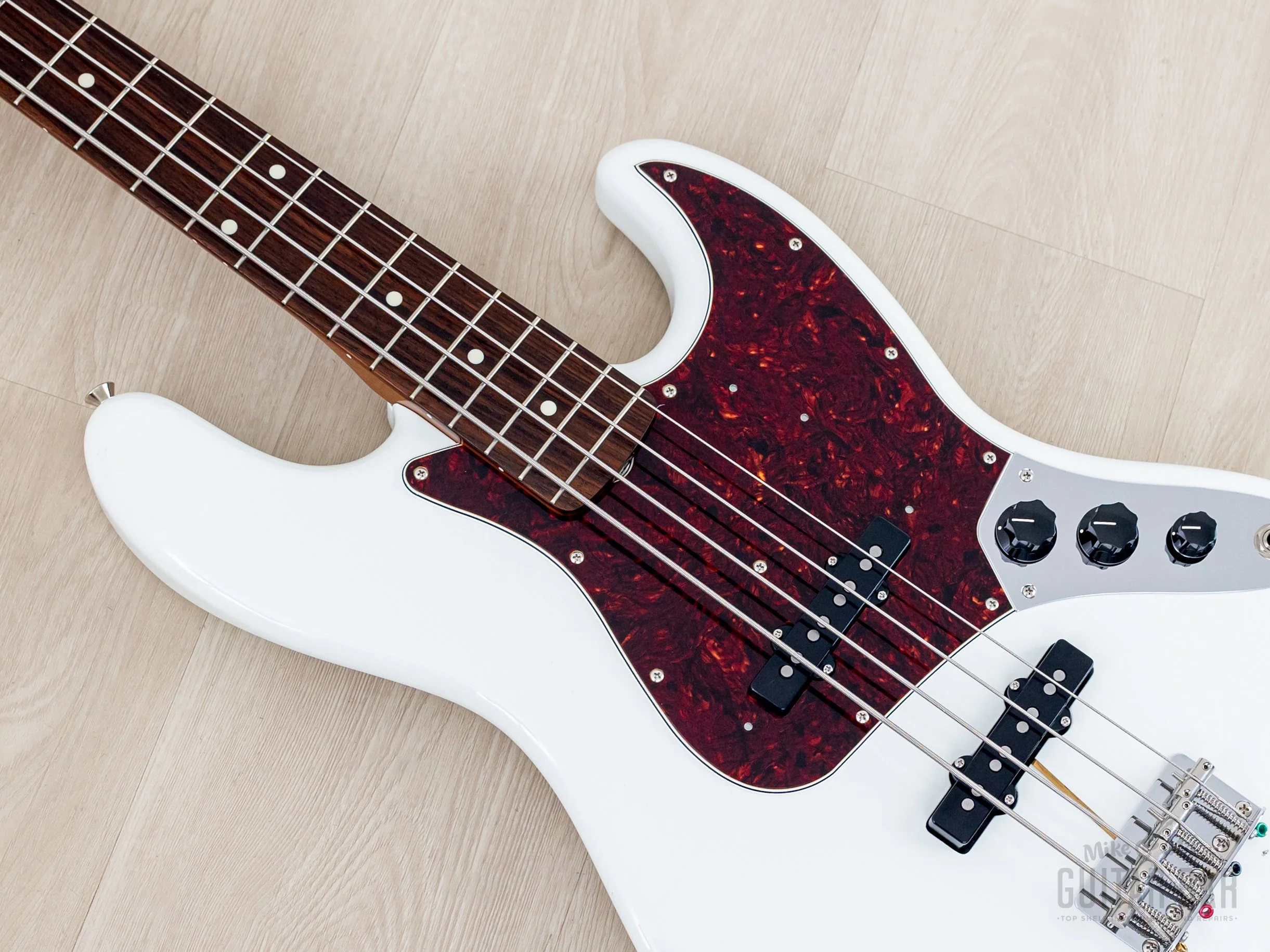 2021 Fender Traditional II ‘60s Jazz Bass FSR Olympic White w/ Roasted Maple Neck, Japan MIJ - Image 7