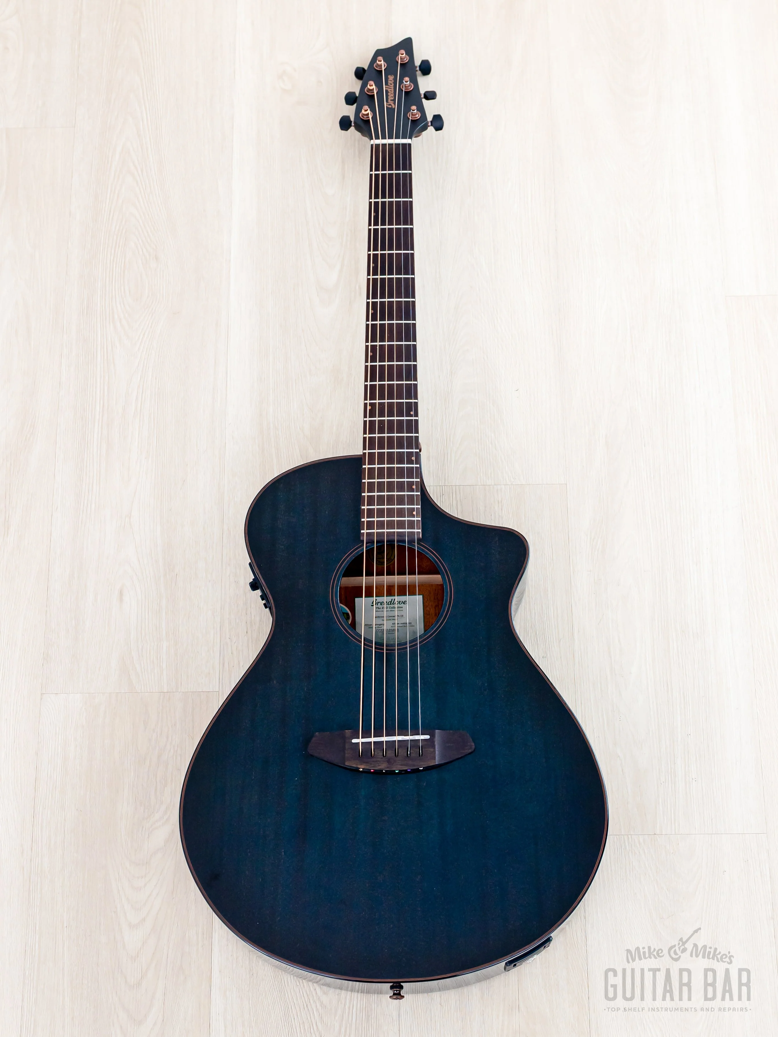 2022 Breedlove ECO Collection Rainforest S Concert CE African Mahogany Papillon - Image 2