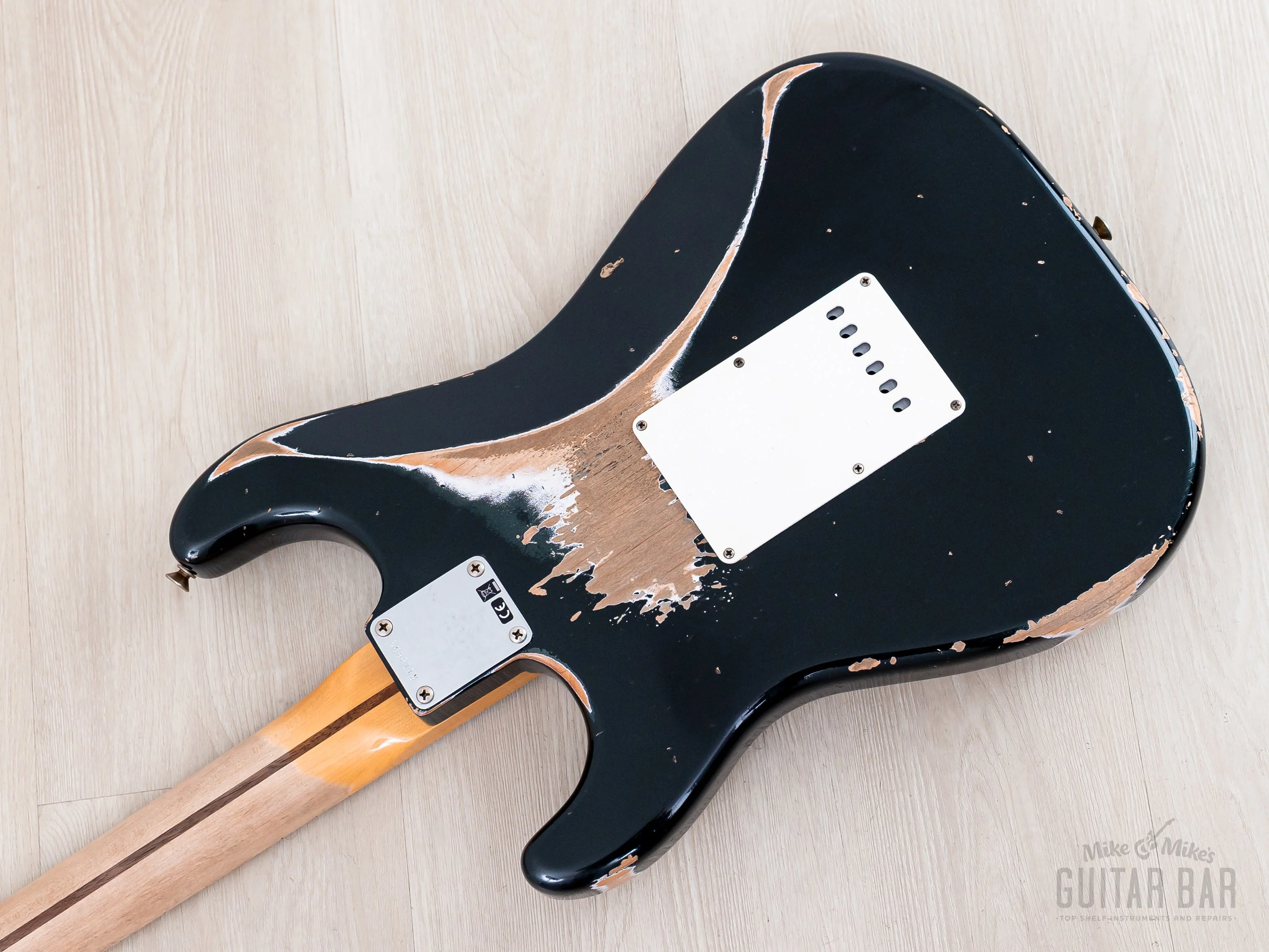 2022 Fender Custom Shop Wildwood 10 Limited Edition 1957 Stratocaster Heavy Relic Dark British Racing Green, Featherweight - Image 15