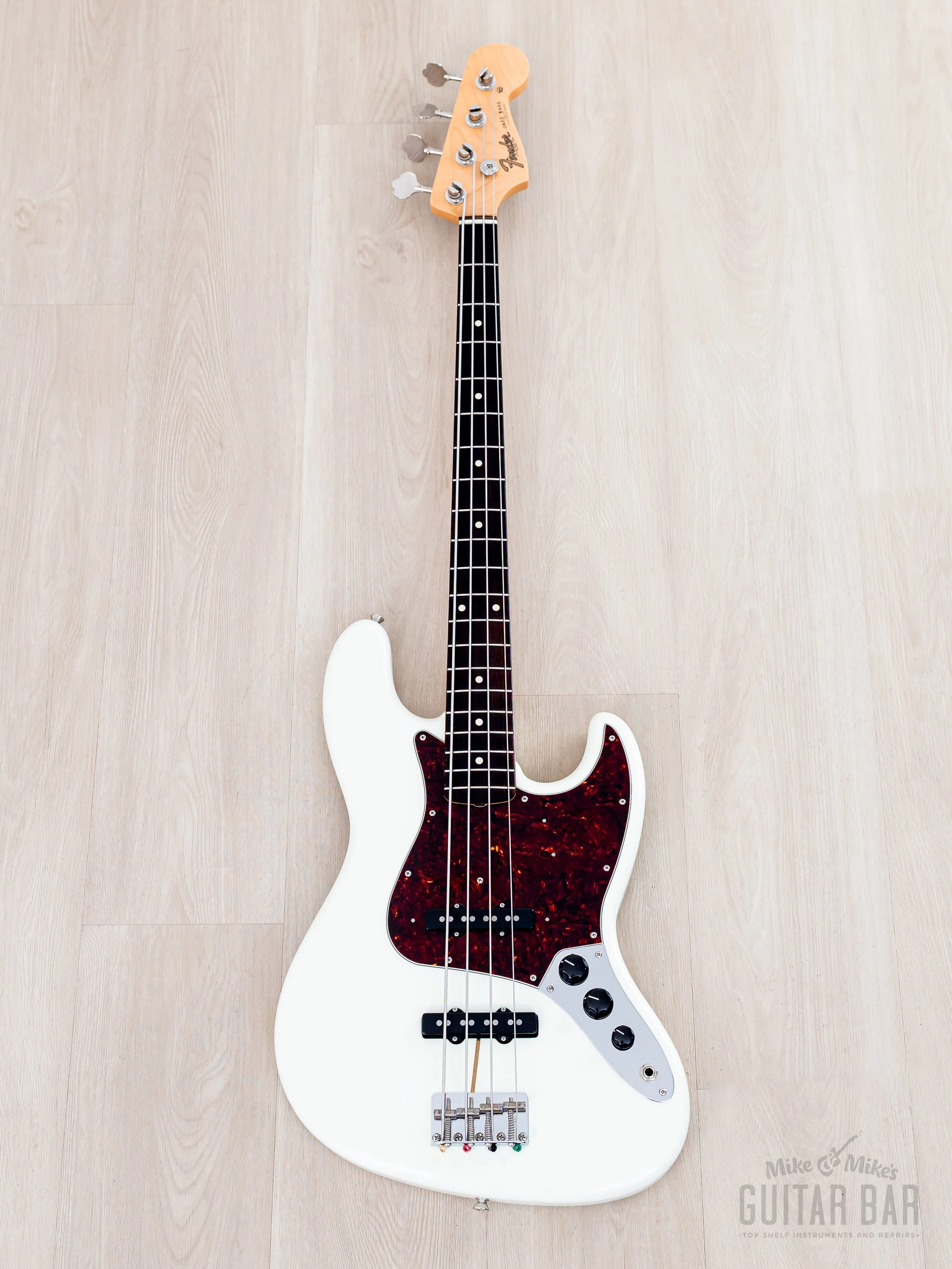 2022 Fender Heritage ‘60s Jazz Bass Olympic White Lacquer w/ Hangtags, Japan MIJ - Image 2