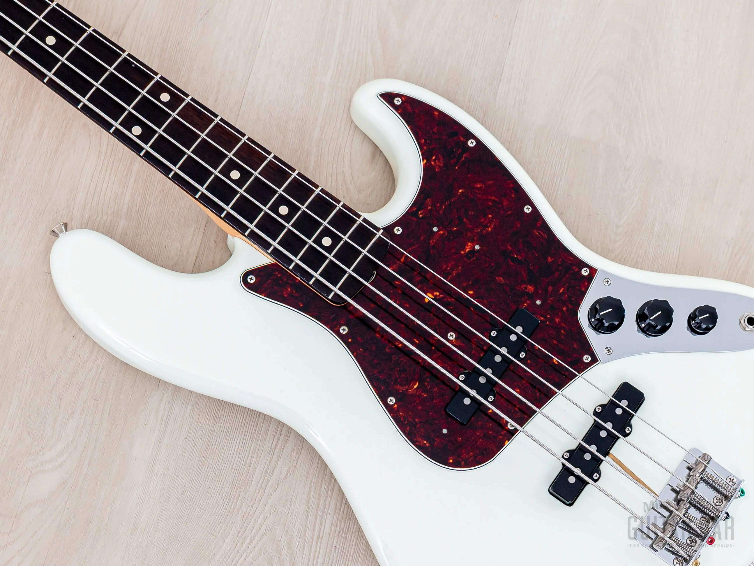 2022 Fender Heritage ‘60s Jazz Bass Olympic White Lacquer w/ Hangtags, Japan MIJ - Image 7