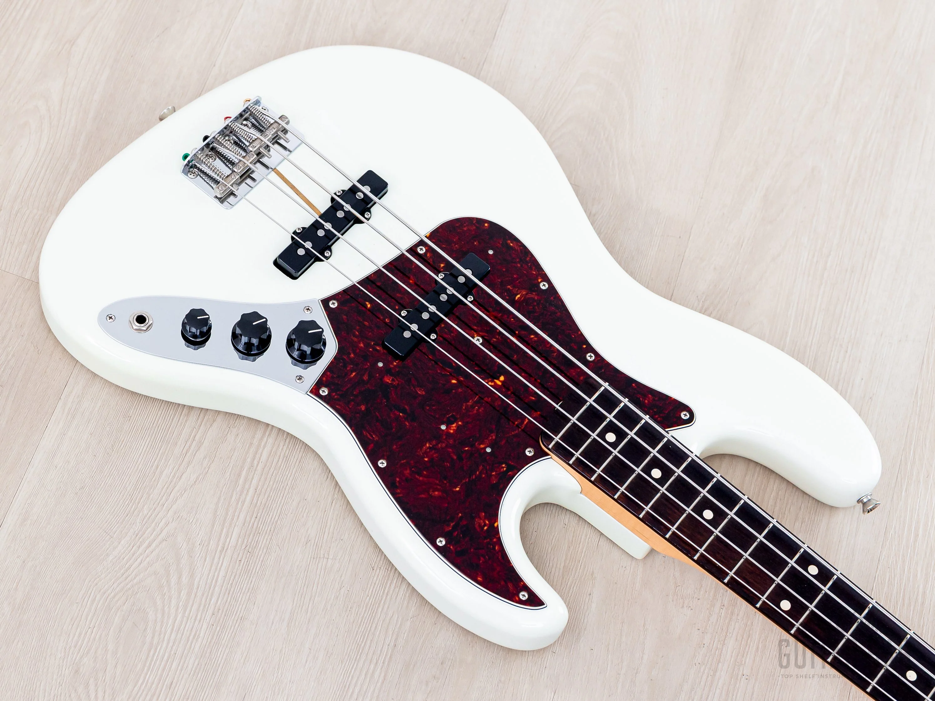 2022 Fender Heritage ‘60s Jazz Bass Olympic White Lacquer w/ Hangtags, Japan MIJ - Image 9