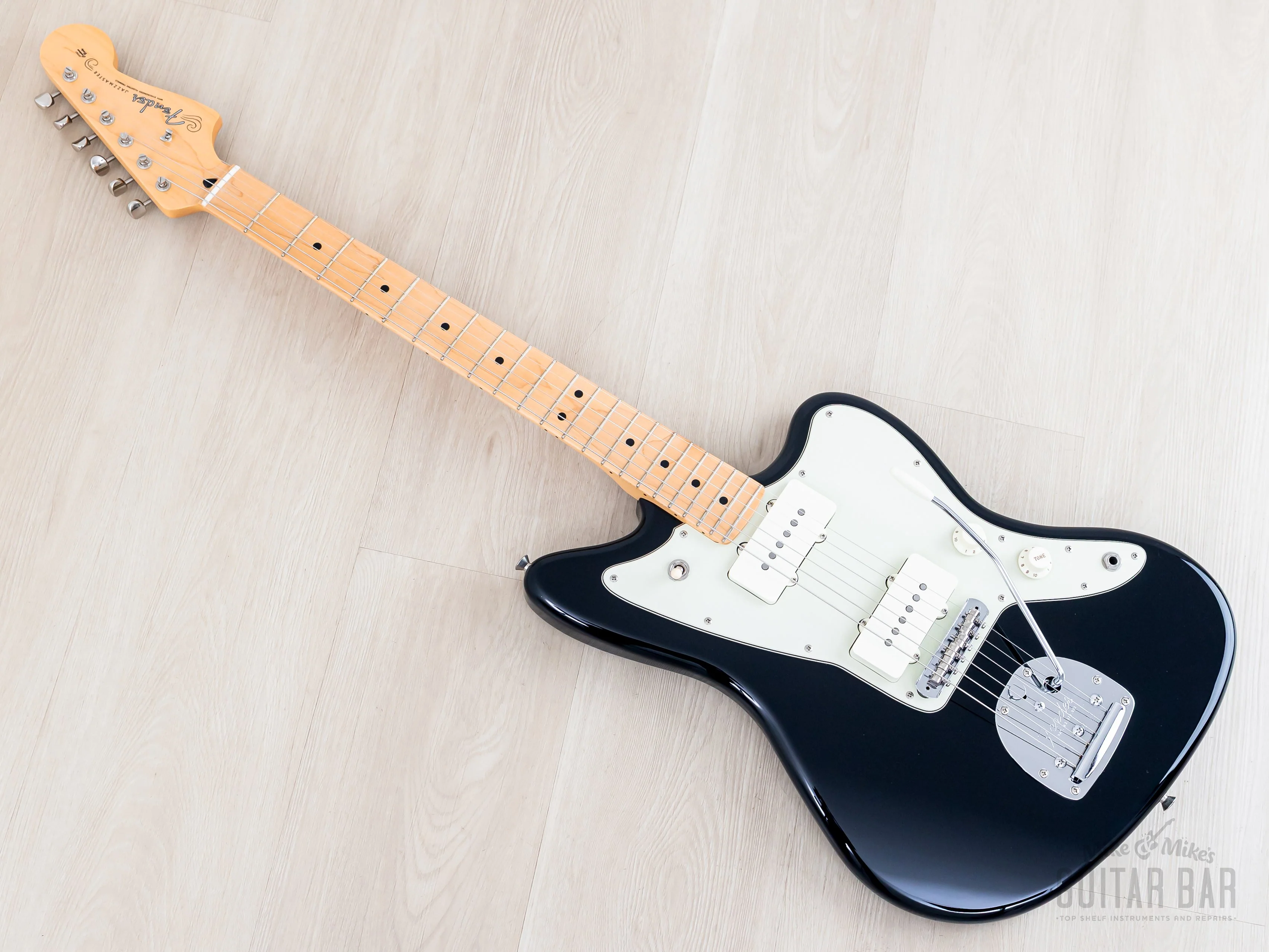 2022 Fender Hybrid II Jazzmaster Black w/ Maple Fretboard, Japan MIJ - Image 12