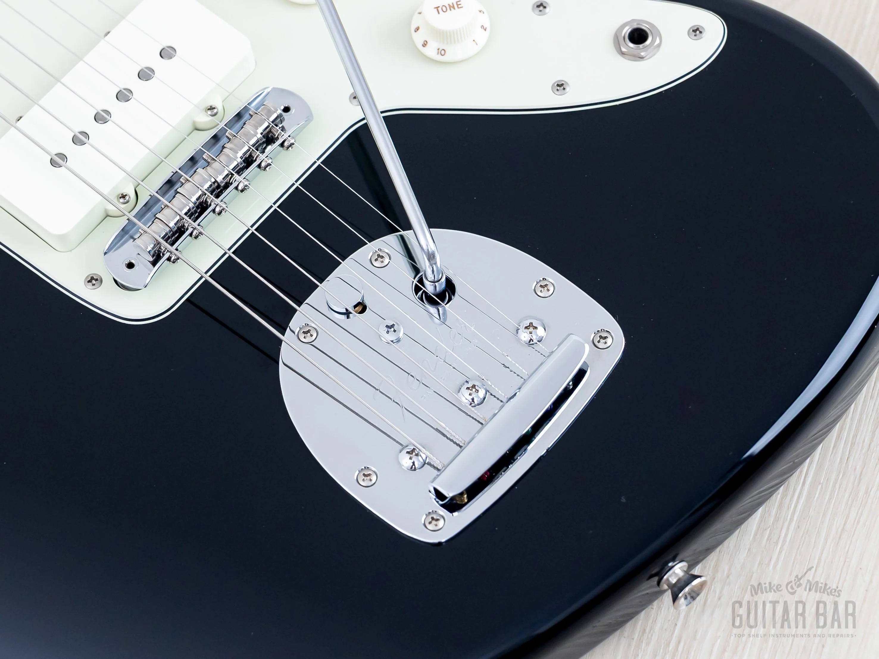 2022 Fender Hybrid II Jazzmaster Black w/ Maple Fretboard, Japan MIJ - Image 8
