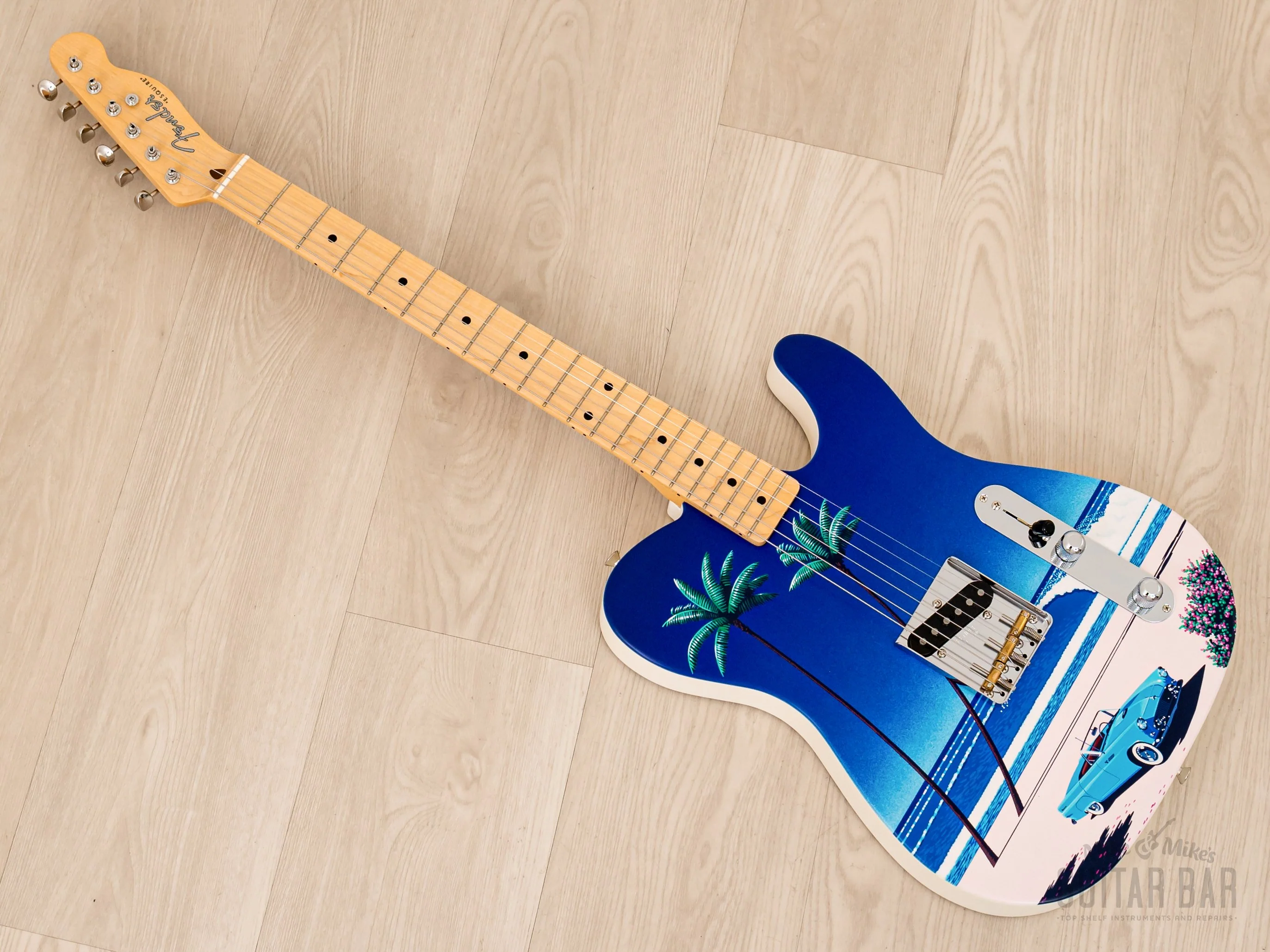2022 Fender Japan Art Canvas Esquire Hiroshi Nagai No 1, Mint w/ Case & Hangtags, 1 of 30 - Image 10