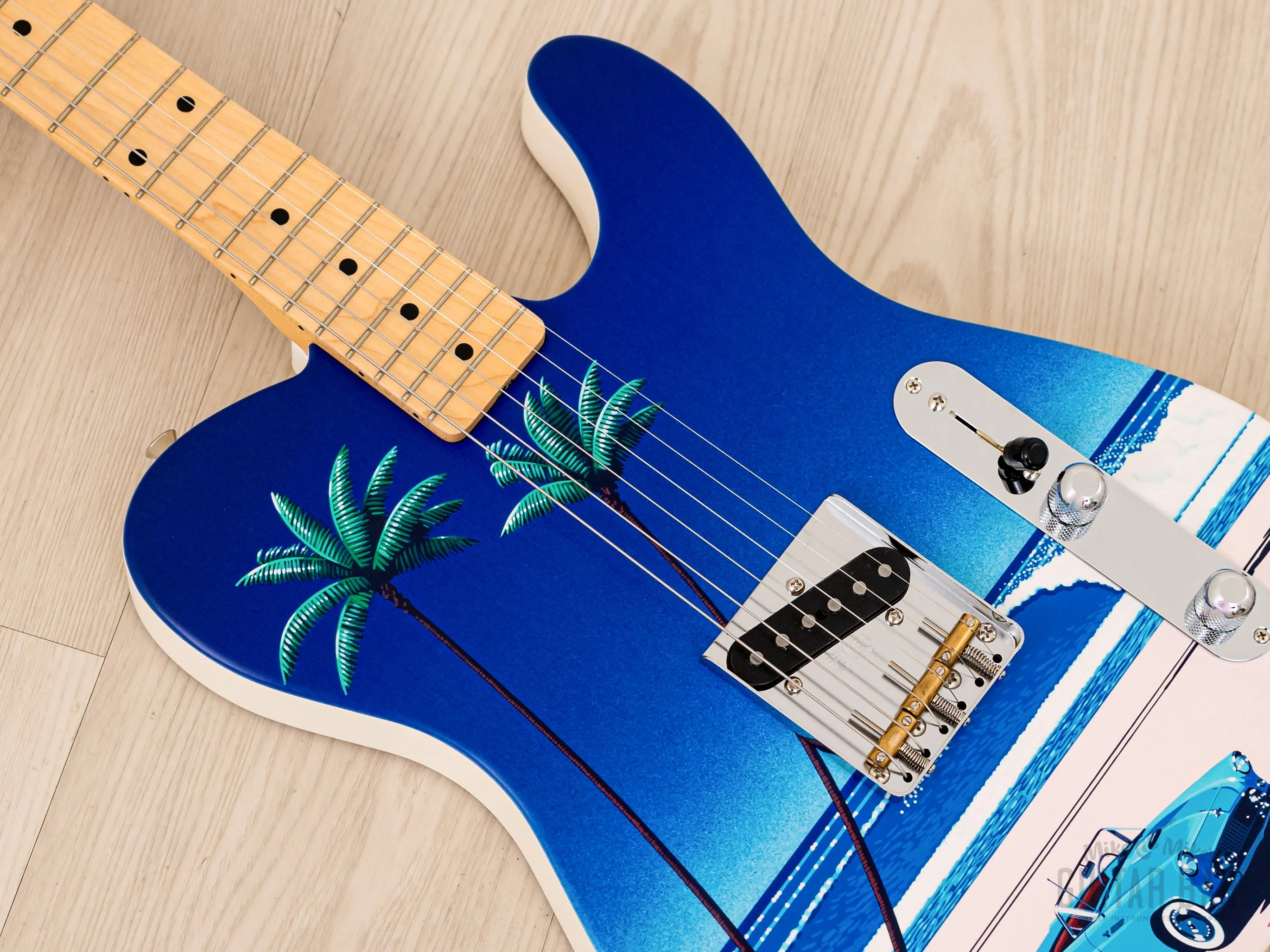 2022 Fender Japan Art Canvas Esquire Hiroshi Nagai No 1, Mint w/ Case & Hangtags, 1 of 30 - Image 6