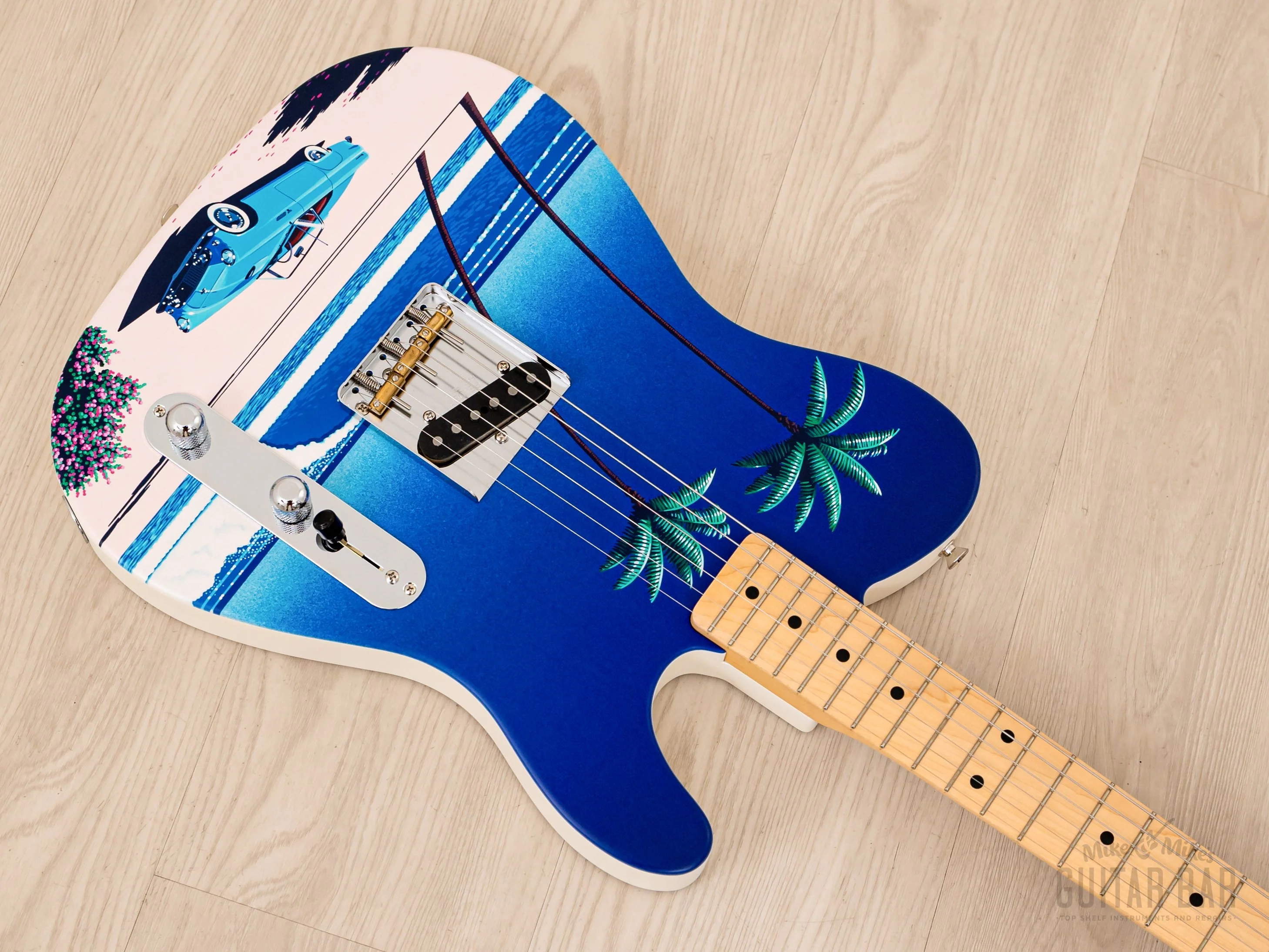 2022 Fender Japan Art Canvas Esquire Hiroshi Nagai No 1, Mint w/ Case & Hangtags, 1 of 30 - Image 7