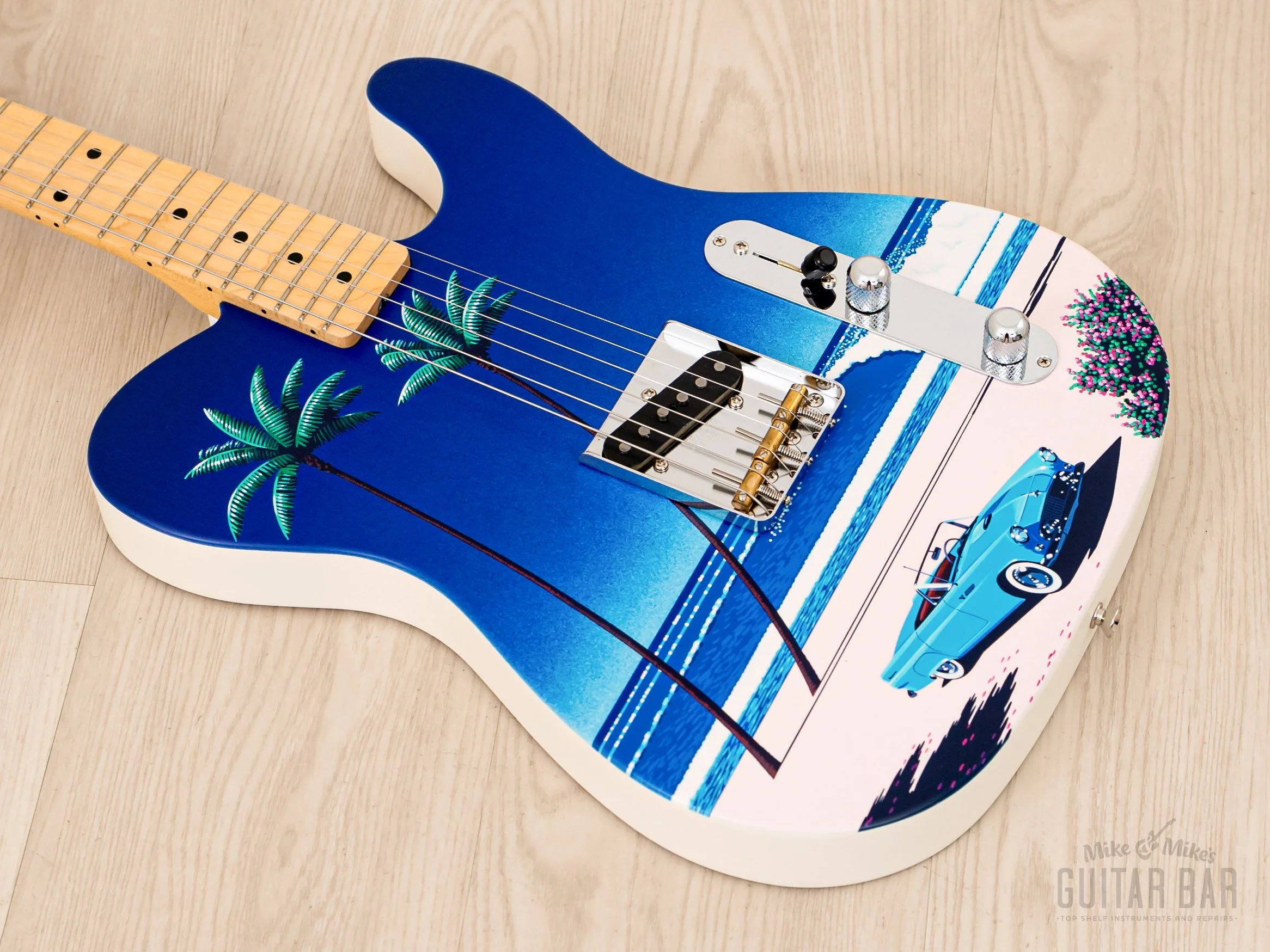 2022 Fender Japan Art Canvas Esquire Hiroshi Nagai No 1, Mint w/ Case & Hangtags, 1 of 30 - Image 8